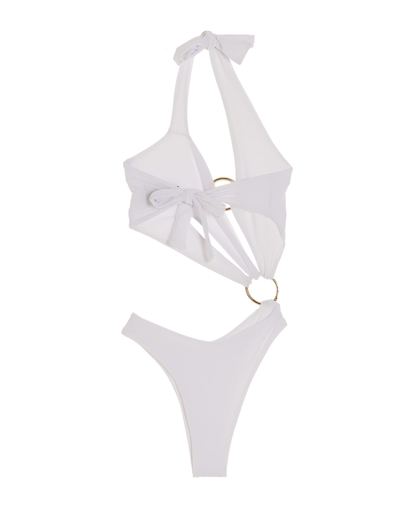 Louisa Ballou 'sex Wax' One-piece Swimsuit - White 水着