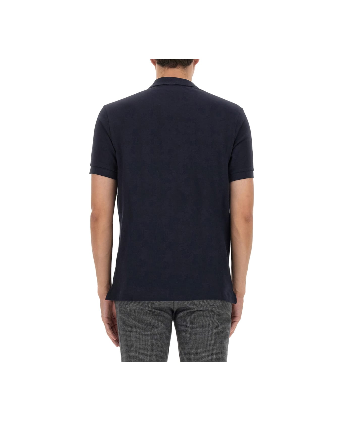 PS by Paul Smith Polo With Logo Patch - BLUE