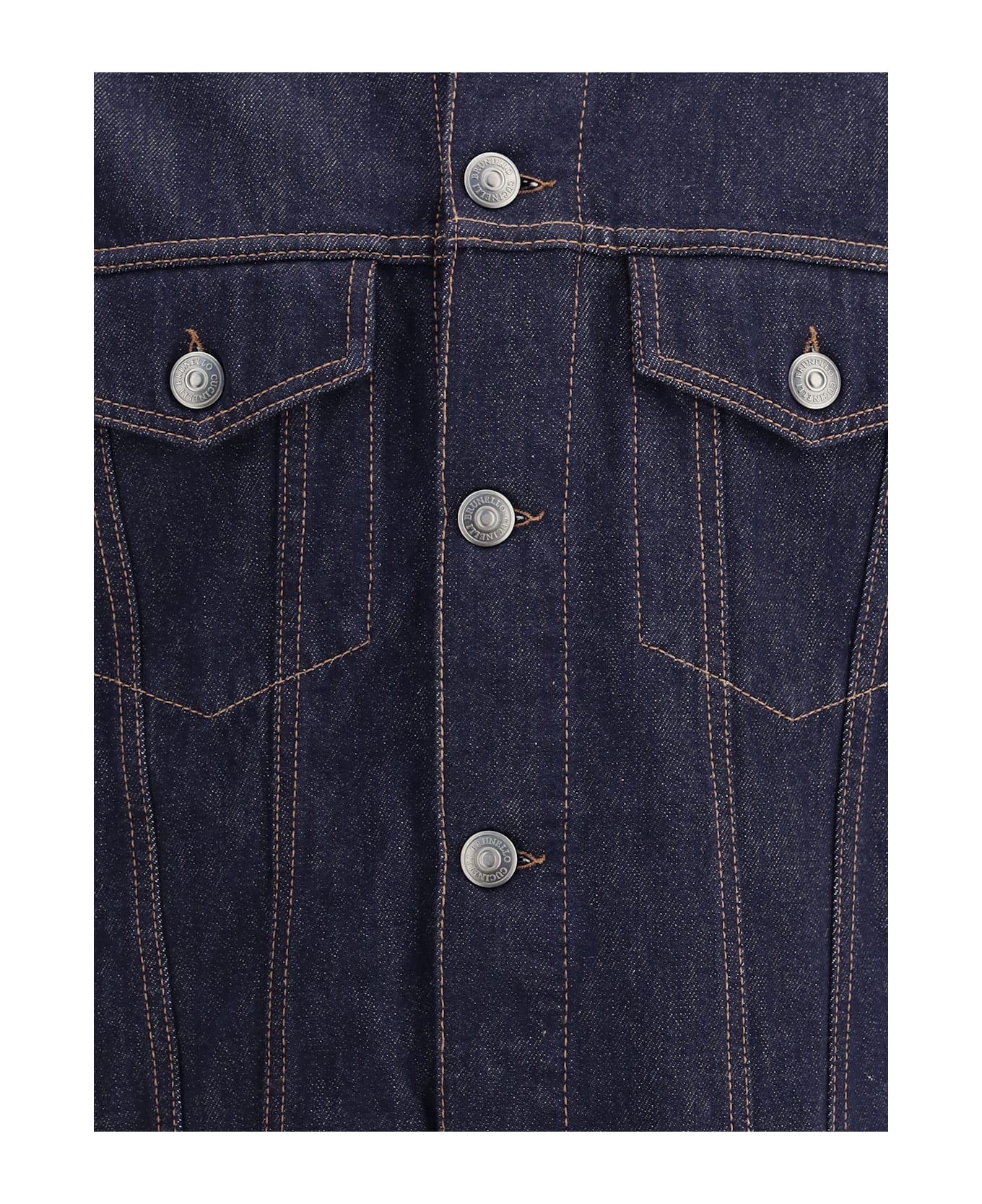 Brunello Cucinelli Denim Cotton Casual Jacket