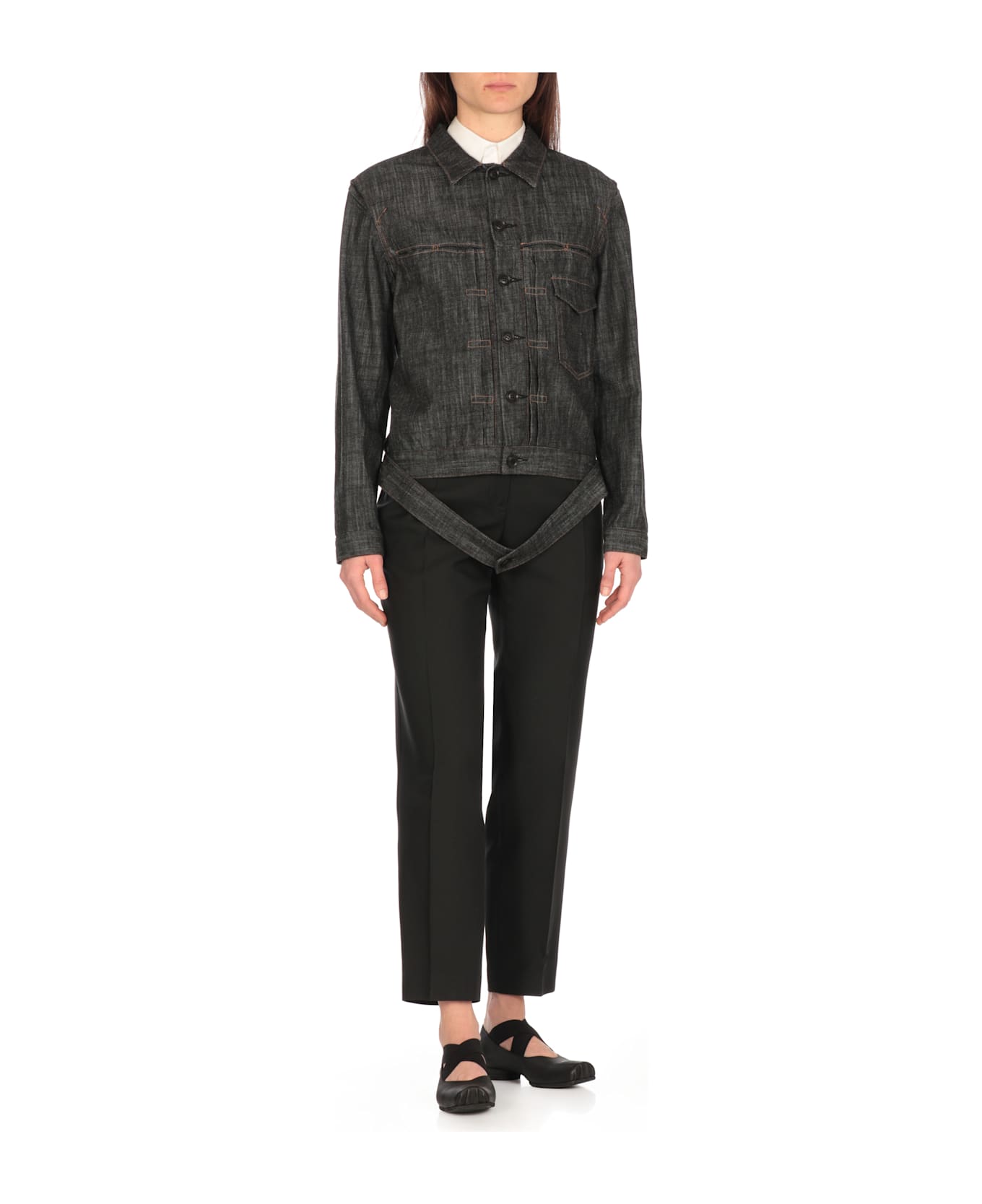 Y
s Jeans Jacket - Black