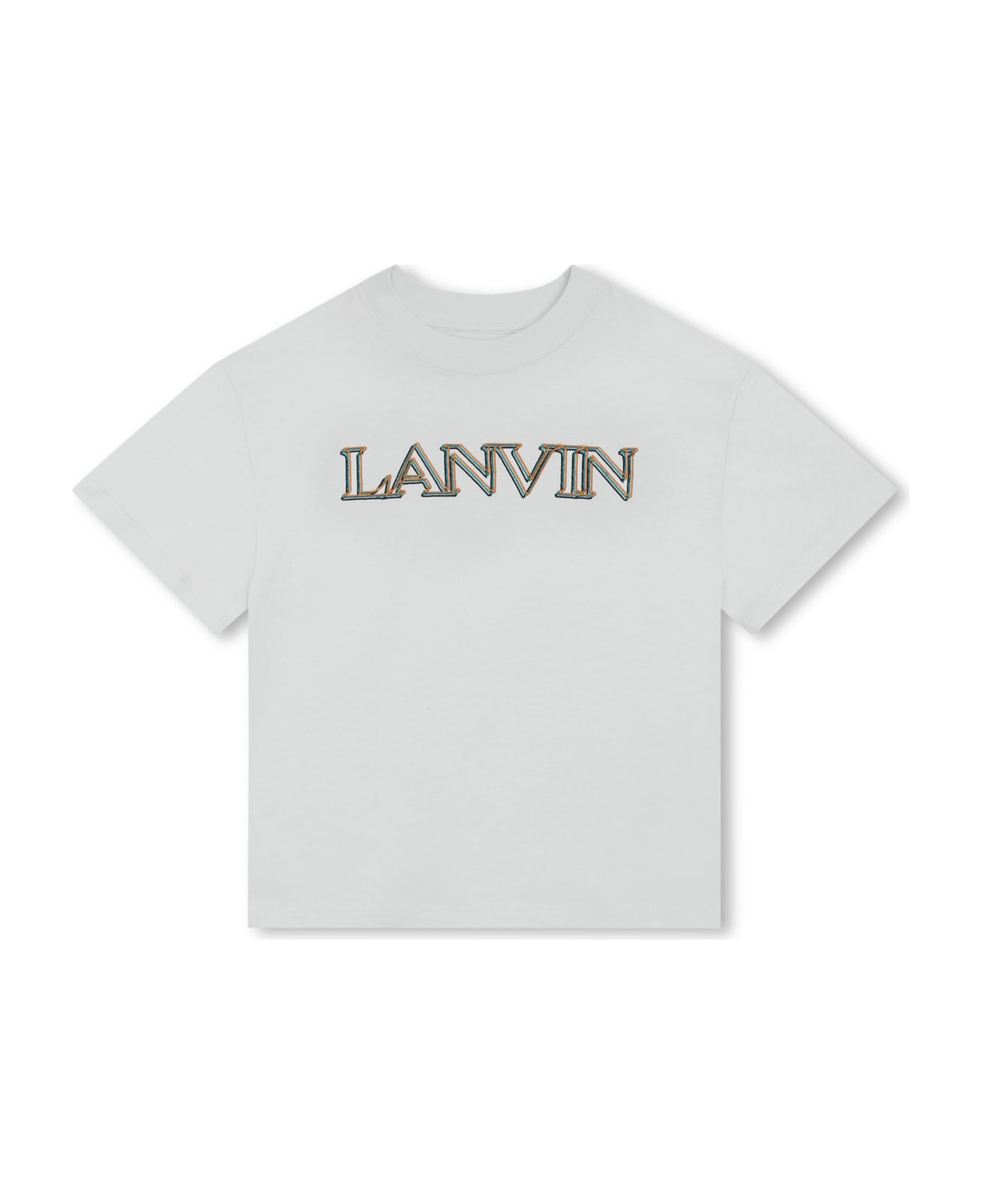 Lanvin T-shirt Con Logo - Green
