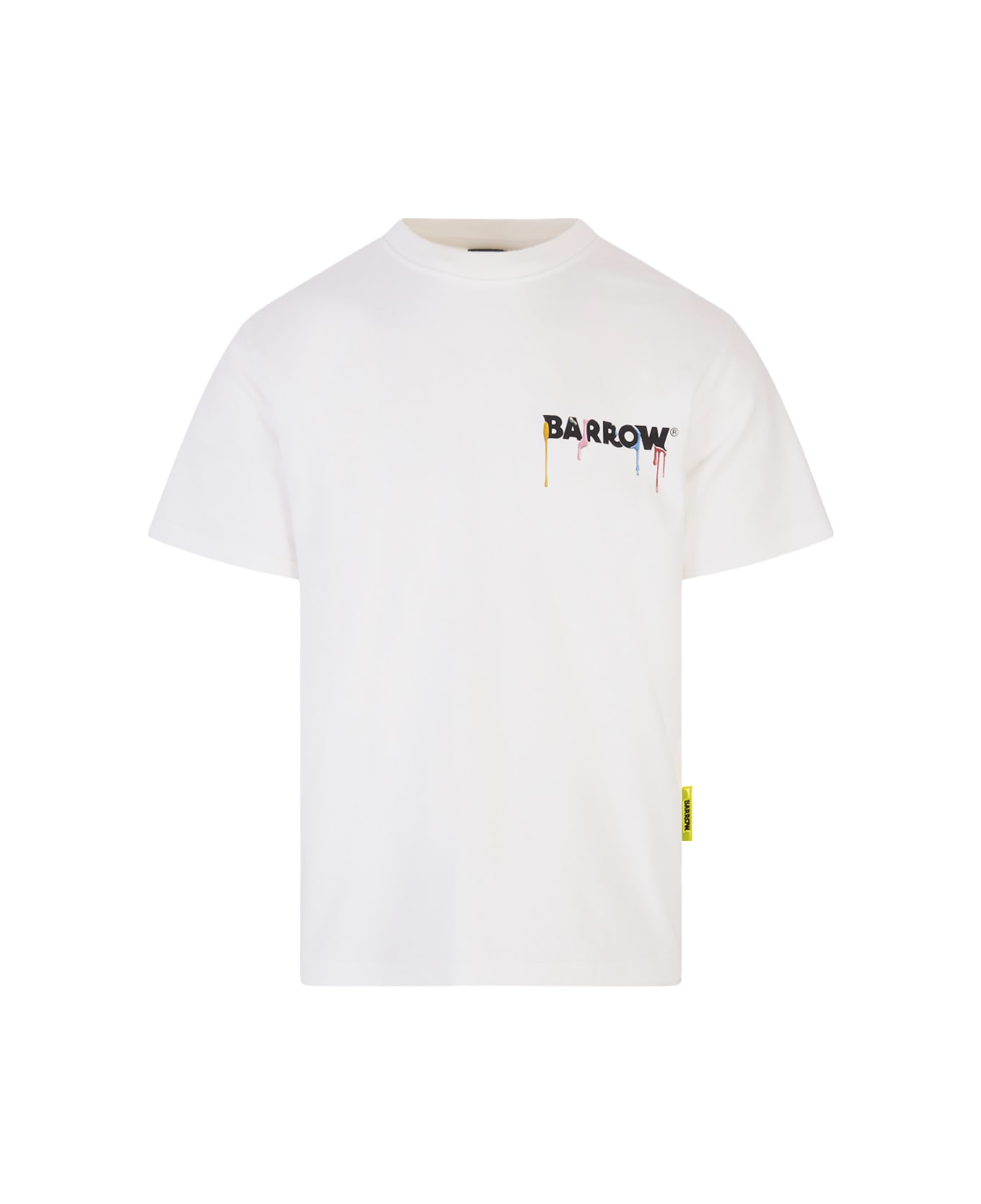 Barrow White T-shirt With Barrow Spots Print - White