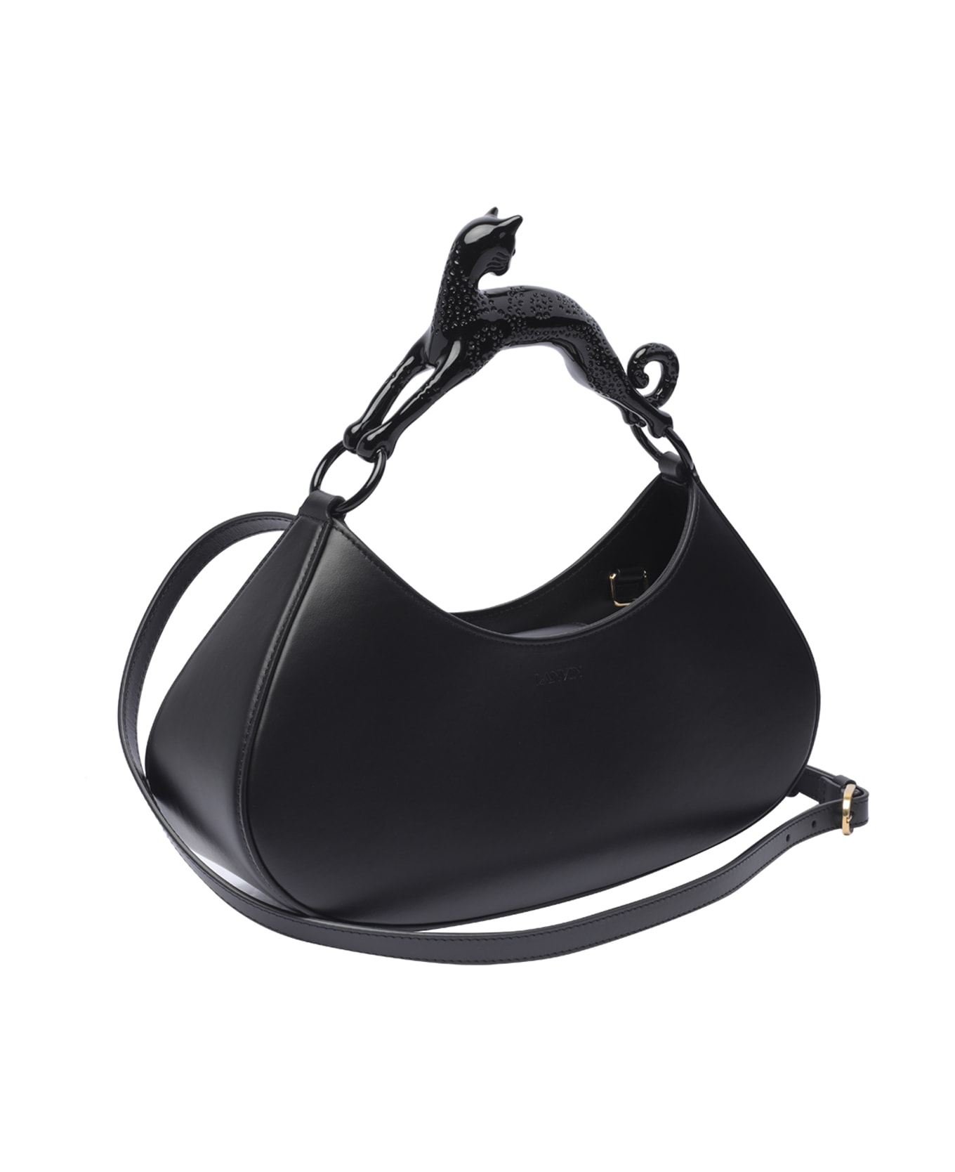 Lanvin Large Cat Handbag - Black トートバッグ