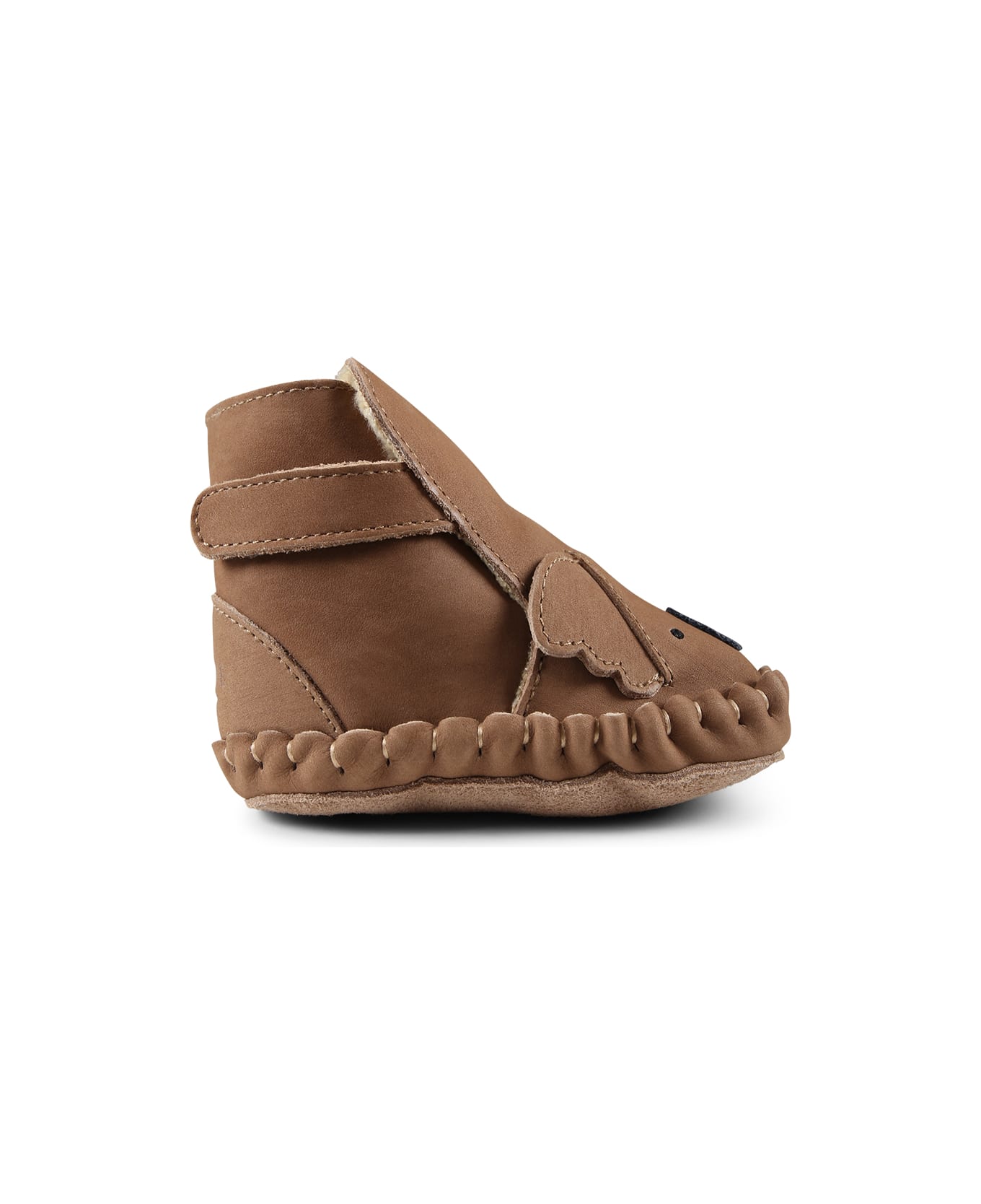 Donsje Brown Ankle Boots For Babykids With Koala - Brown