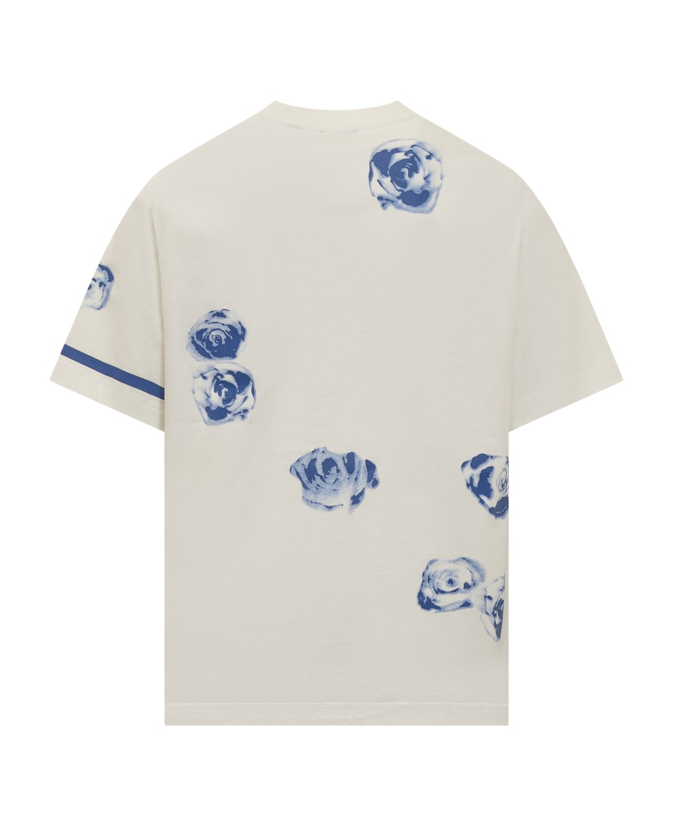 Burberry Floral Printed Crewneck T-shirt - B7264