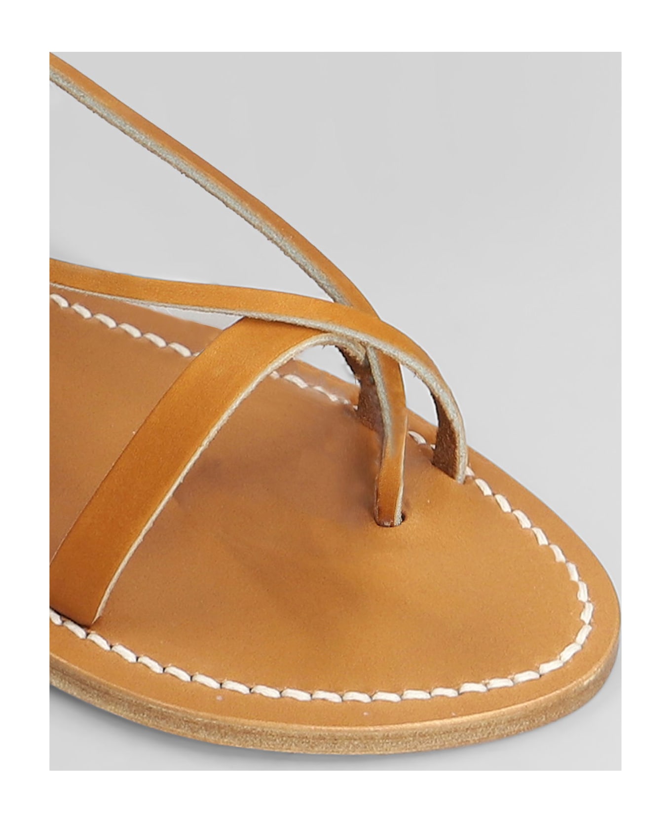 K.Jacques Tiresias F Flats In Leather Color Leather - leather color