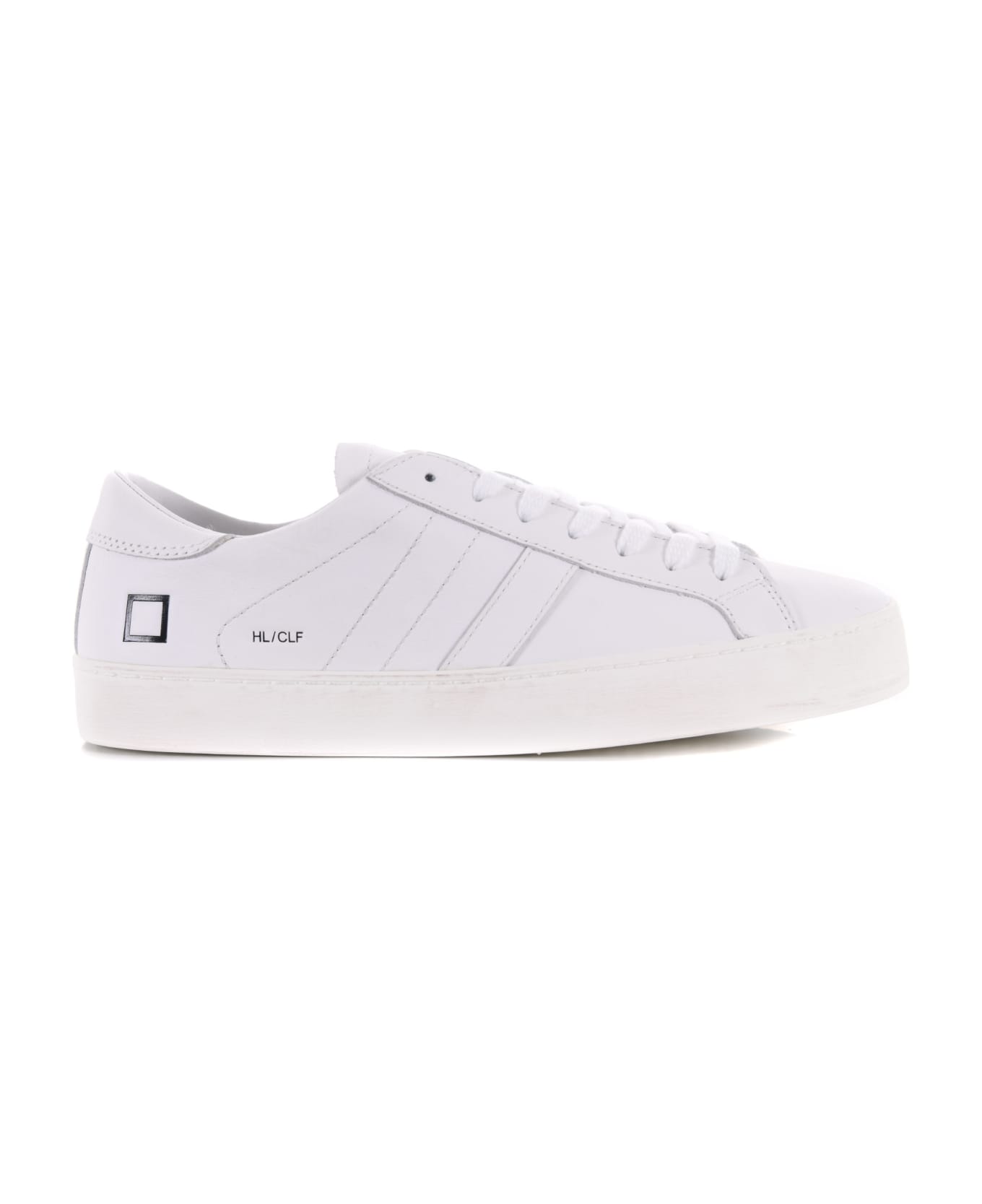D.A.T.E. Men's Sneakers In Leather - Bianco スニーカー