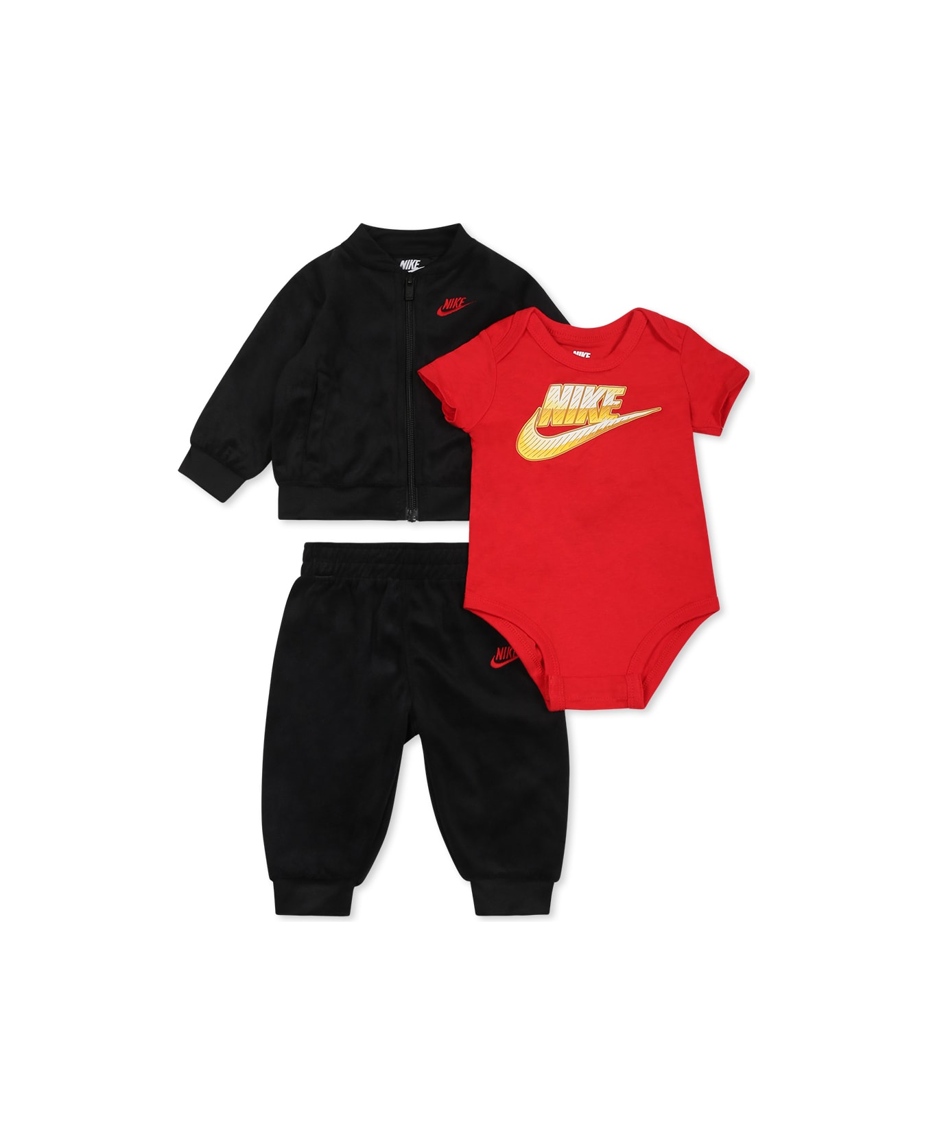 Nike Long Sports Suits Nero - Black