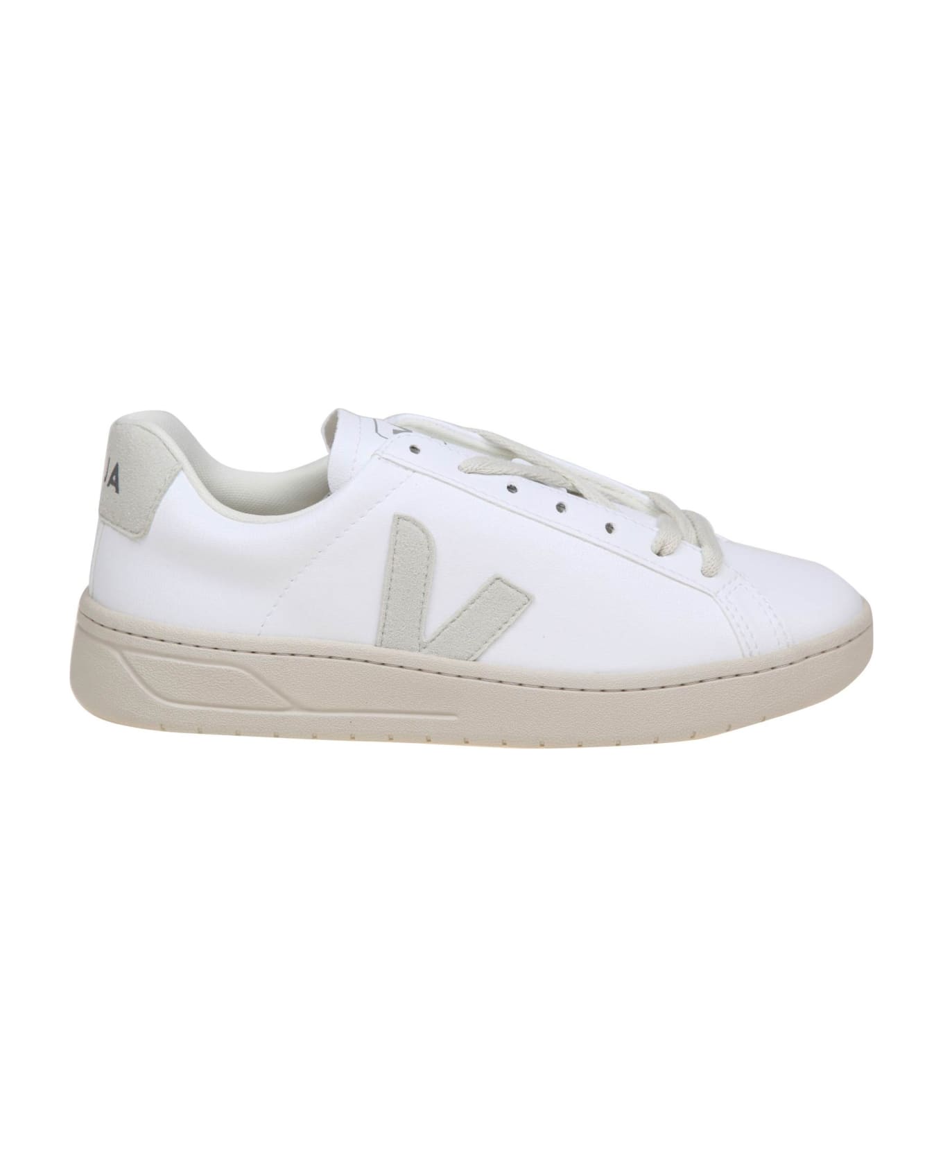 Veja Urca Sneakers In White Coated Cotton
