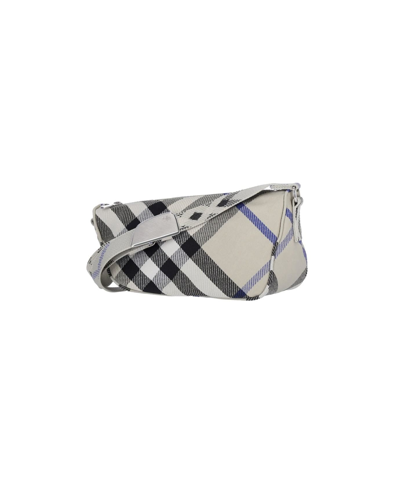 Burberry Small Pouch 'messenger Shield' - Beige