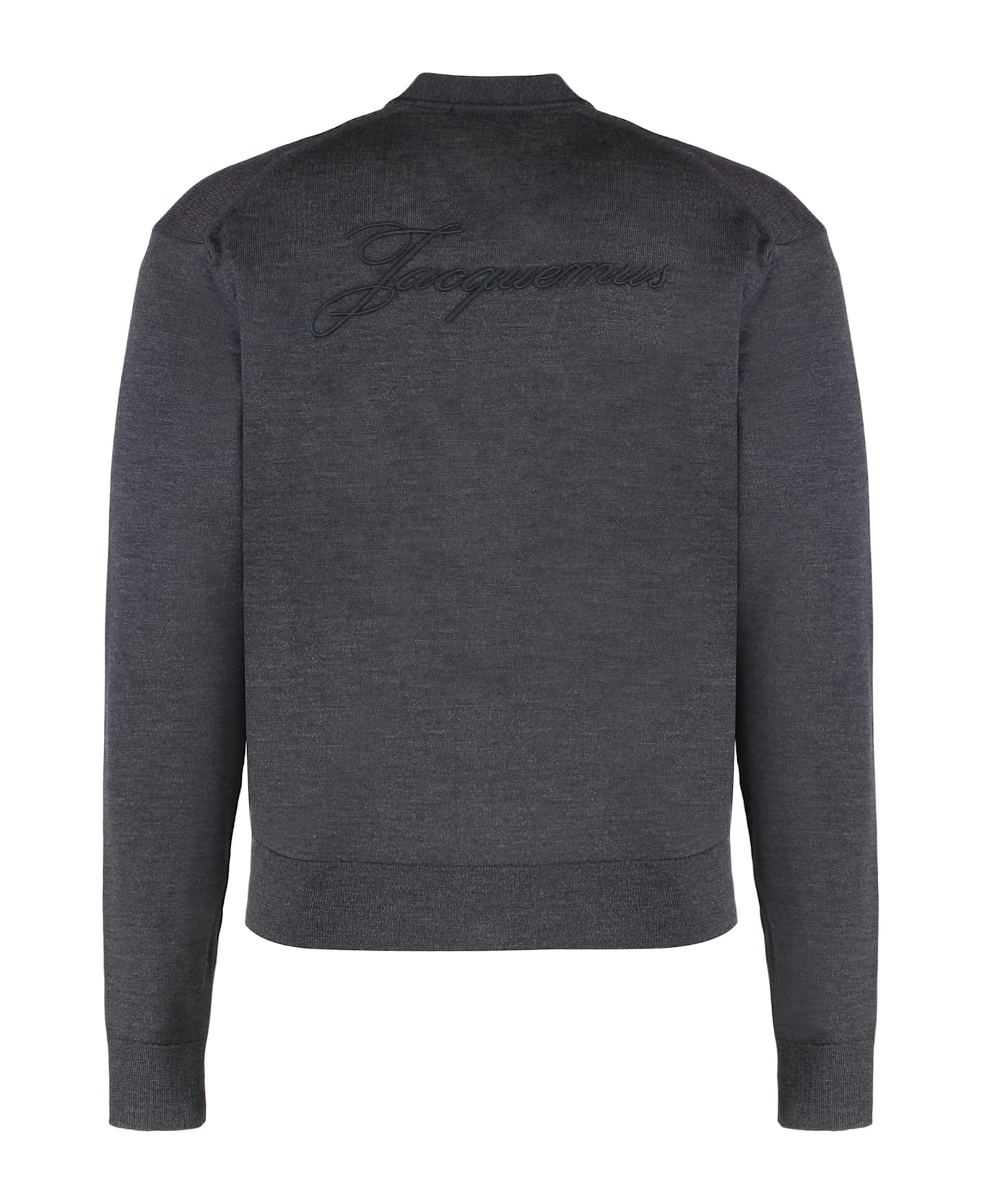 Jacquemus Cardigan Made Of Merino Wool - grey