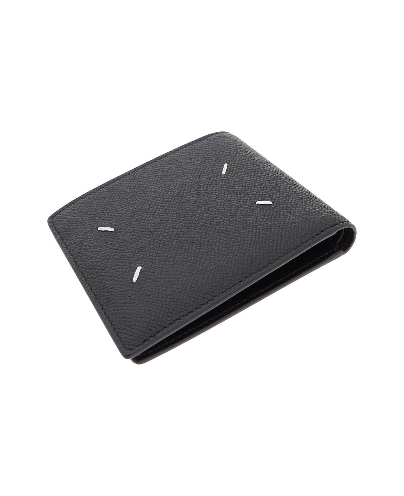 Maison Margiela Bi-fold Four Stitches Wallet - Black 財布