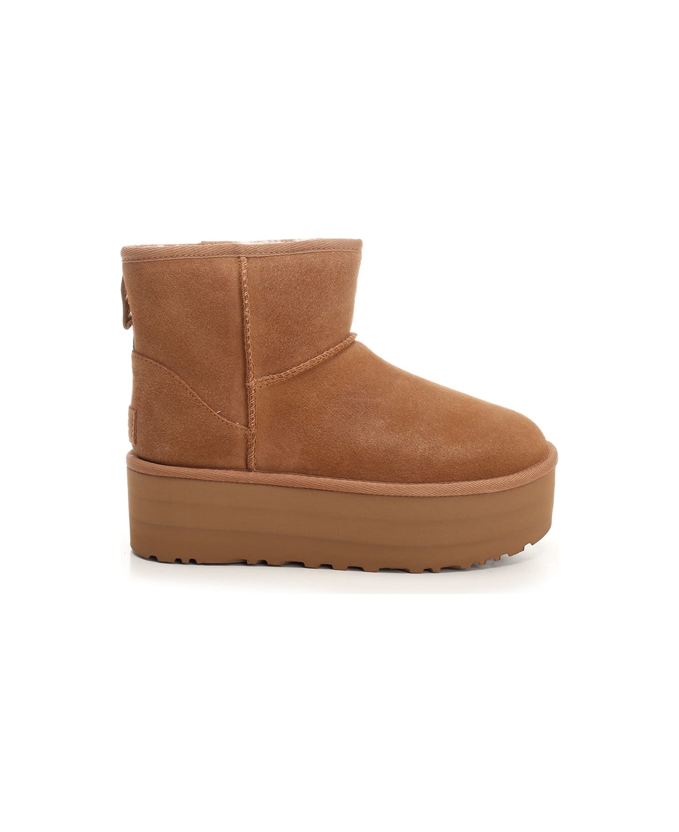 UGG 'classic Mini Platform' Boots - Beige