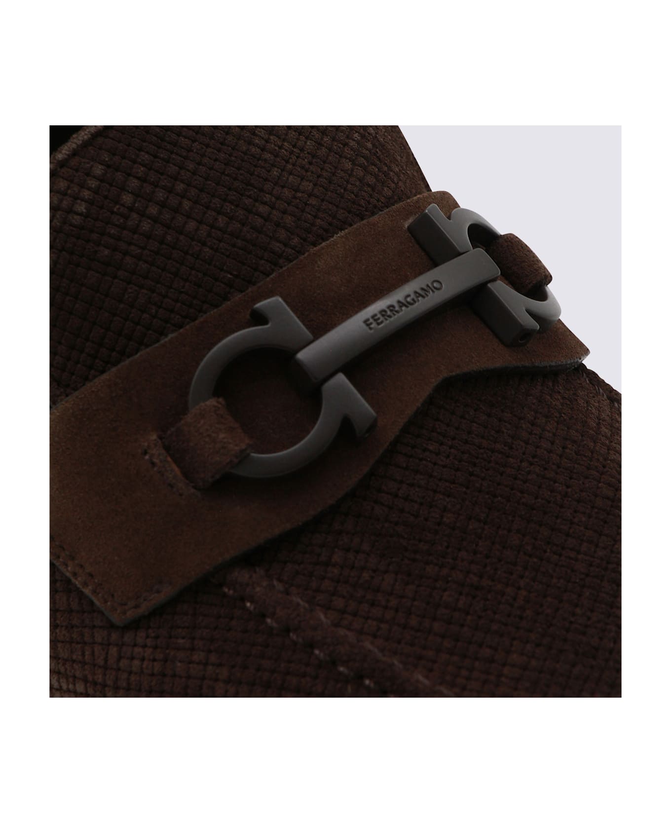 Ferragamo Dark Brown Leather Foster Loafers - BARK || BARK || BARK