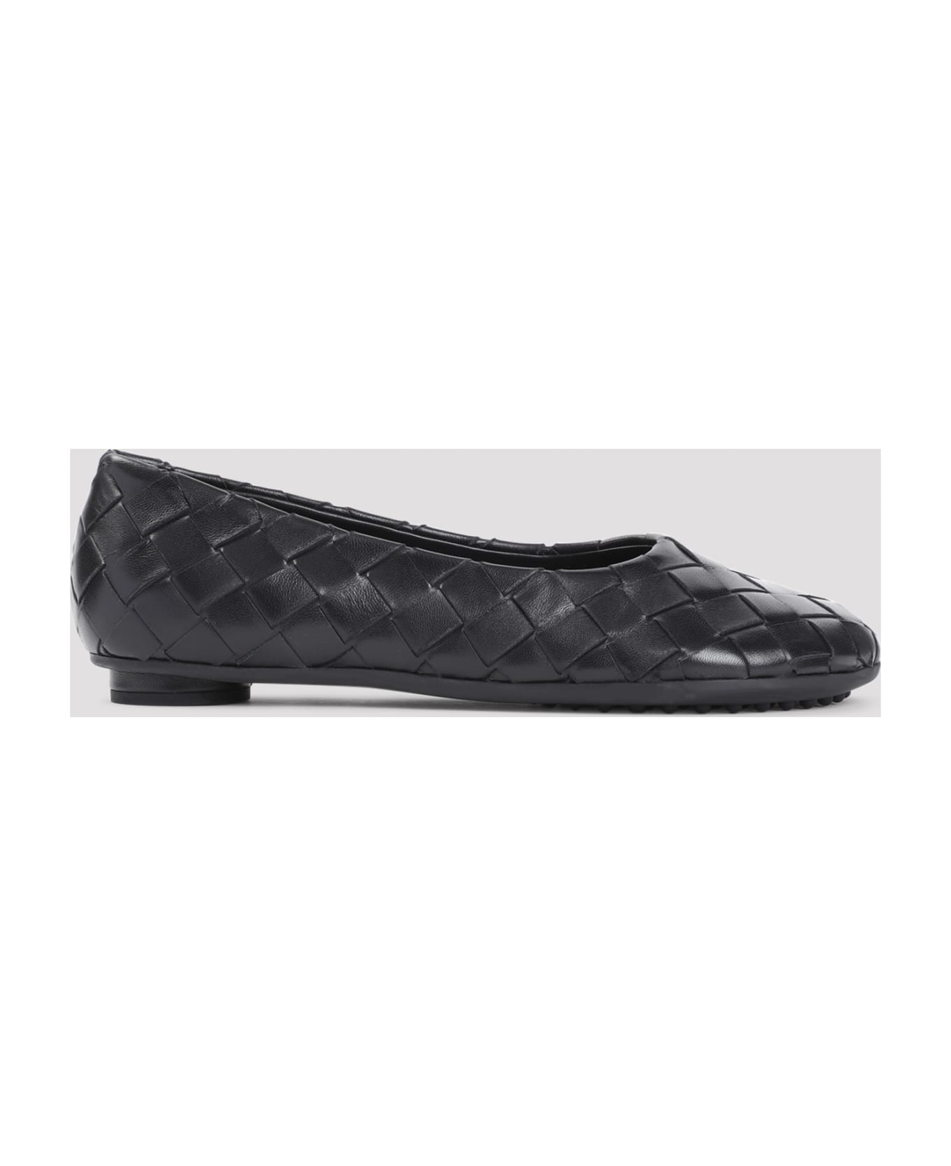 Bottega Veneta Intrecciato Ballerinas - Black