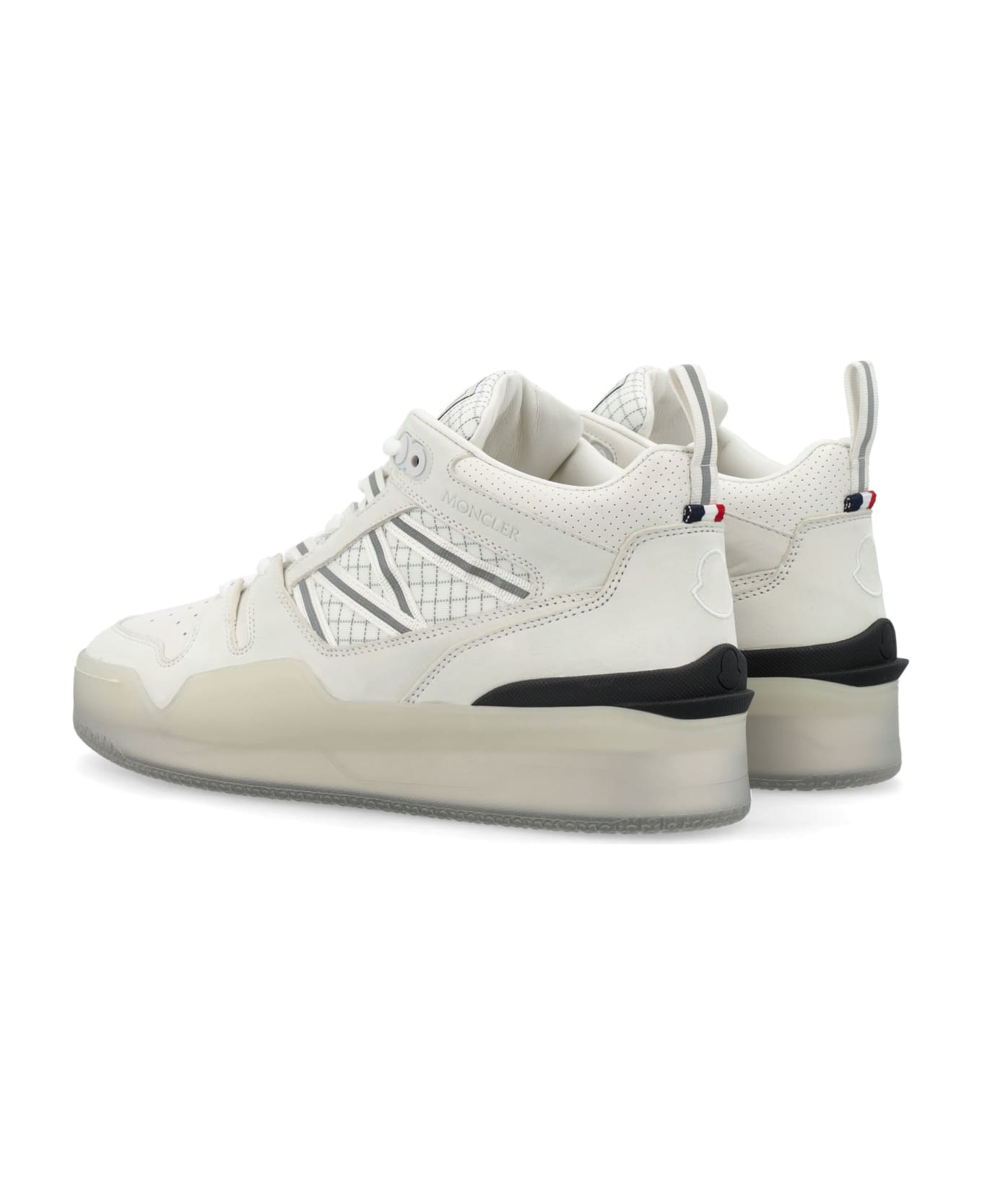 Moncler Pivot High Top Trainers - WHITE