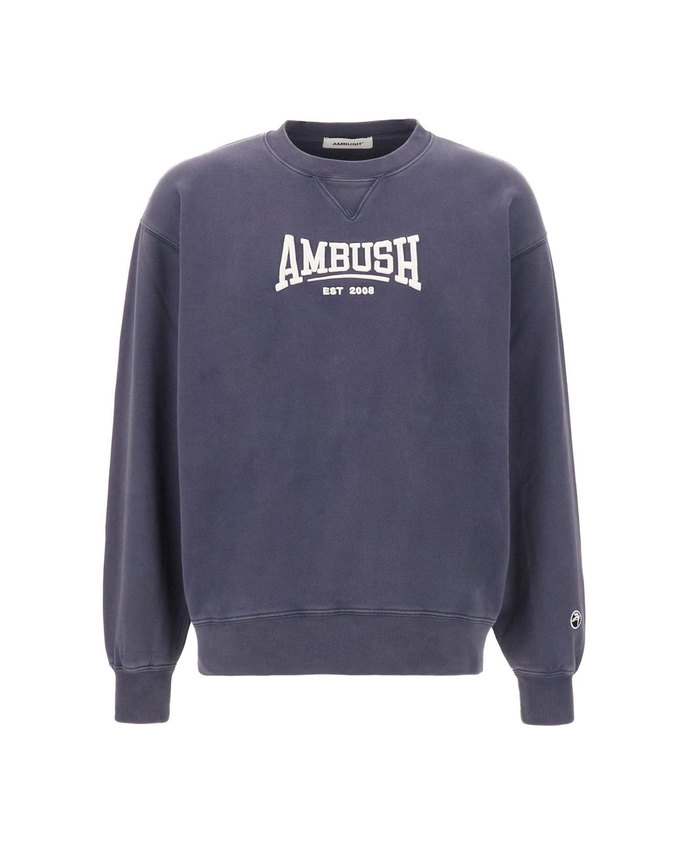 AMBUSH Logo Embroidered Crewneck Sweatshirt - Insignia B フリース