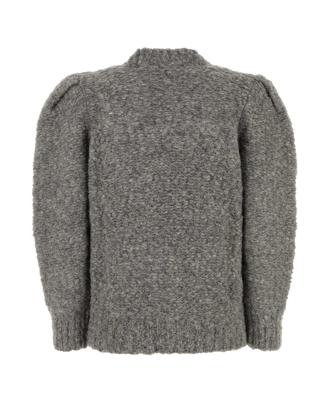 Isabel Marant Grey Alpaca Blend Emma Sweater - Grey
