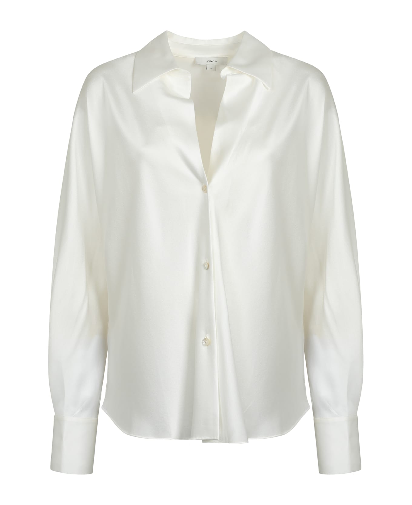 Vince Silk Shirt - White