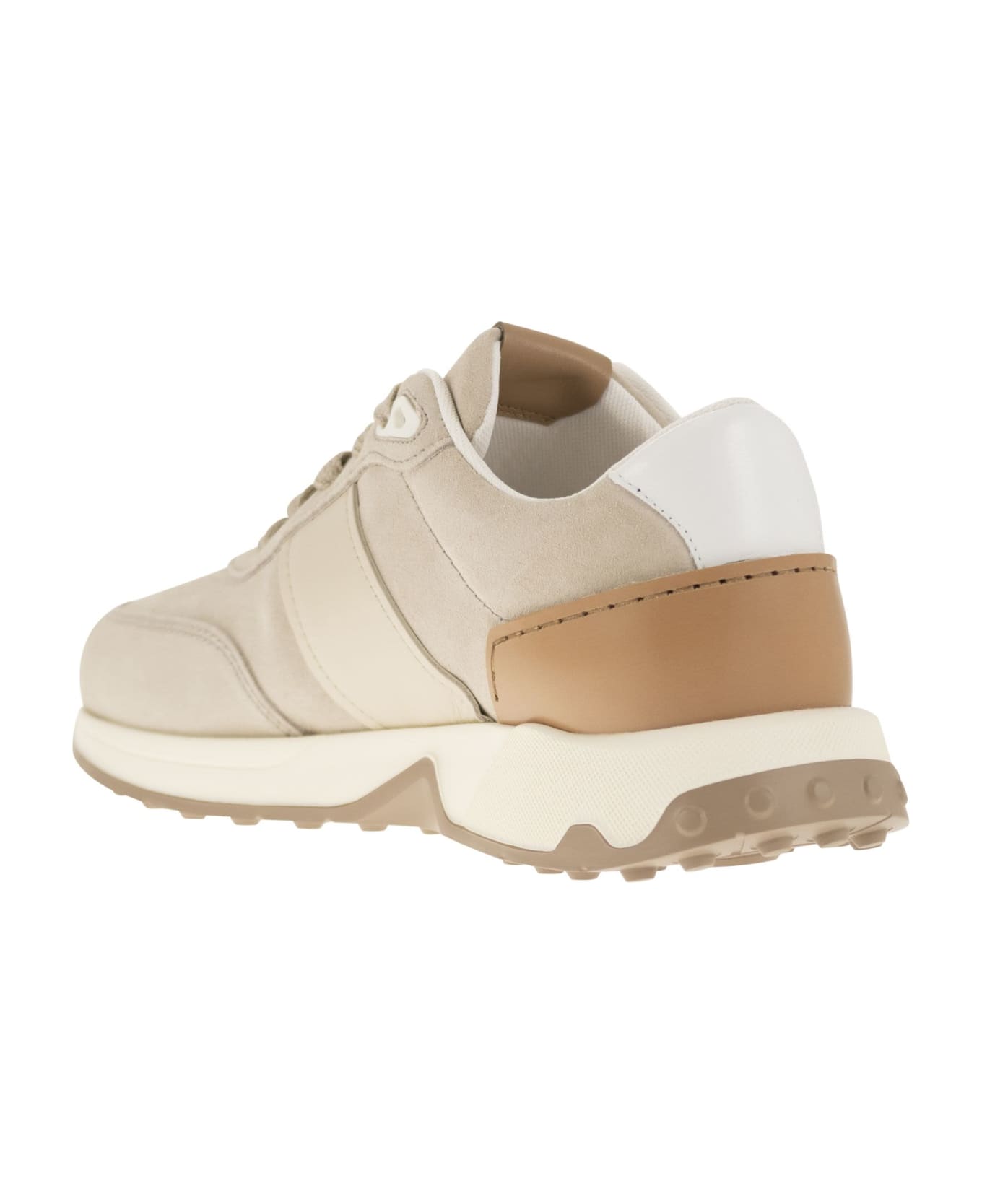 Tod's Suede Leather Sneakers - Sand