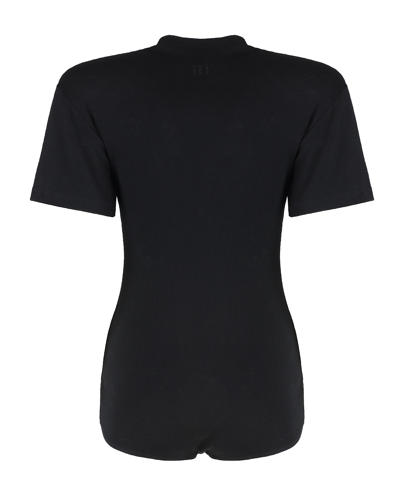 Magda Butrym Stretch Cotton Bodysuit - black