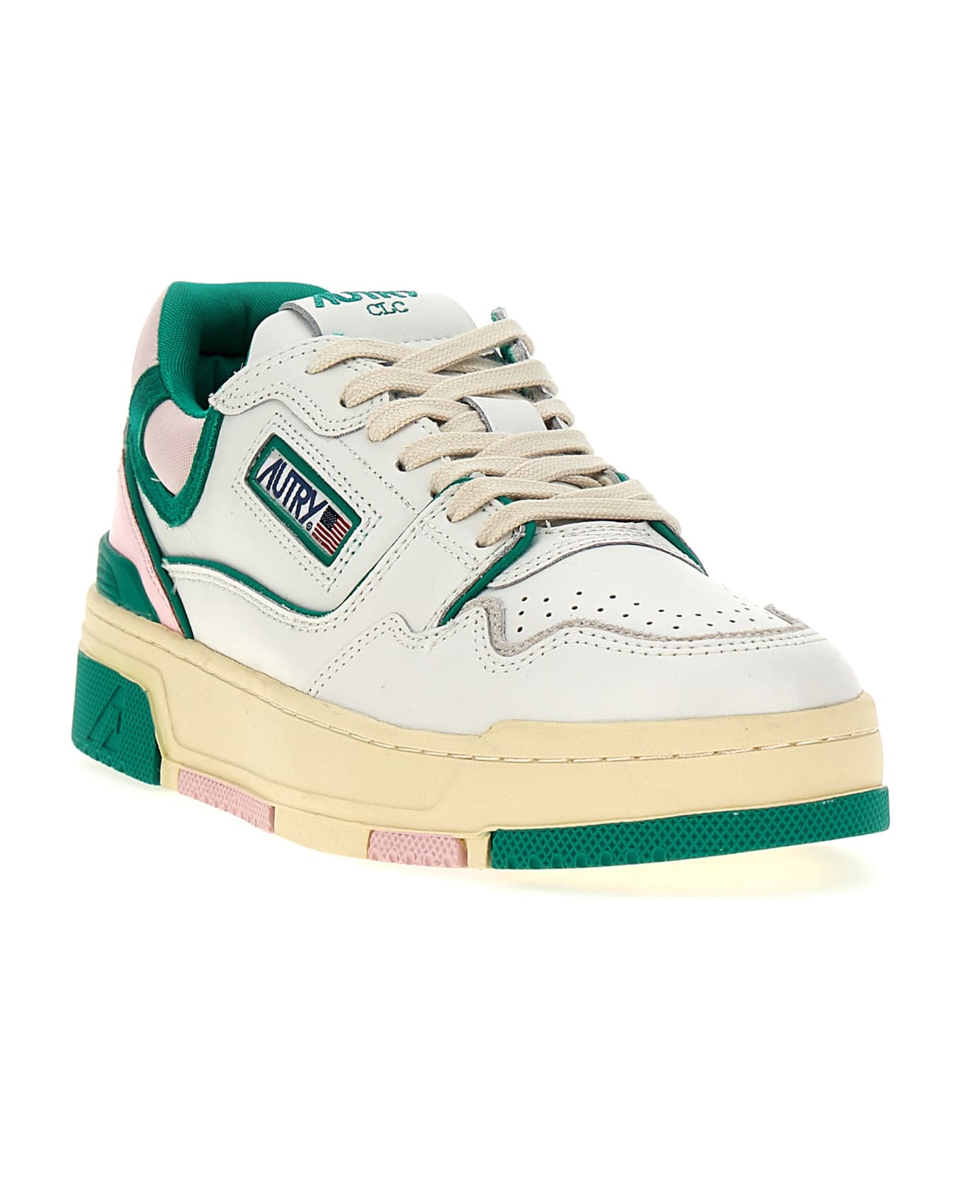 Autry Clc Leather Sneakers - Green