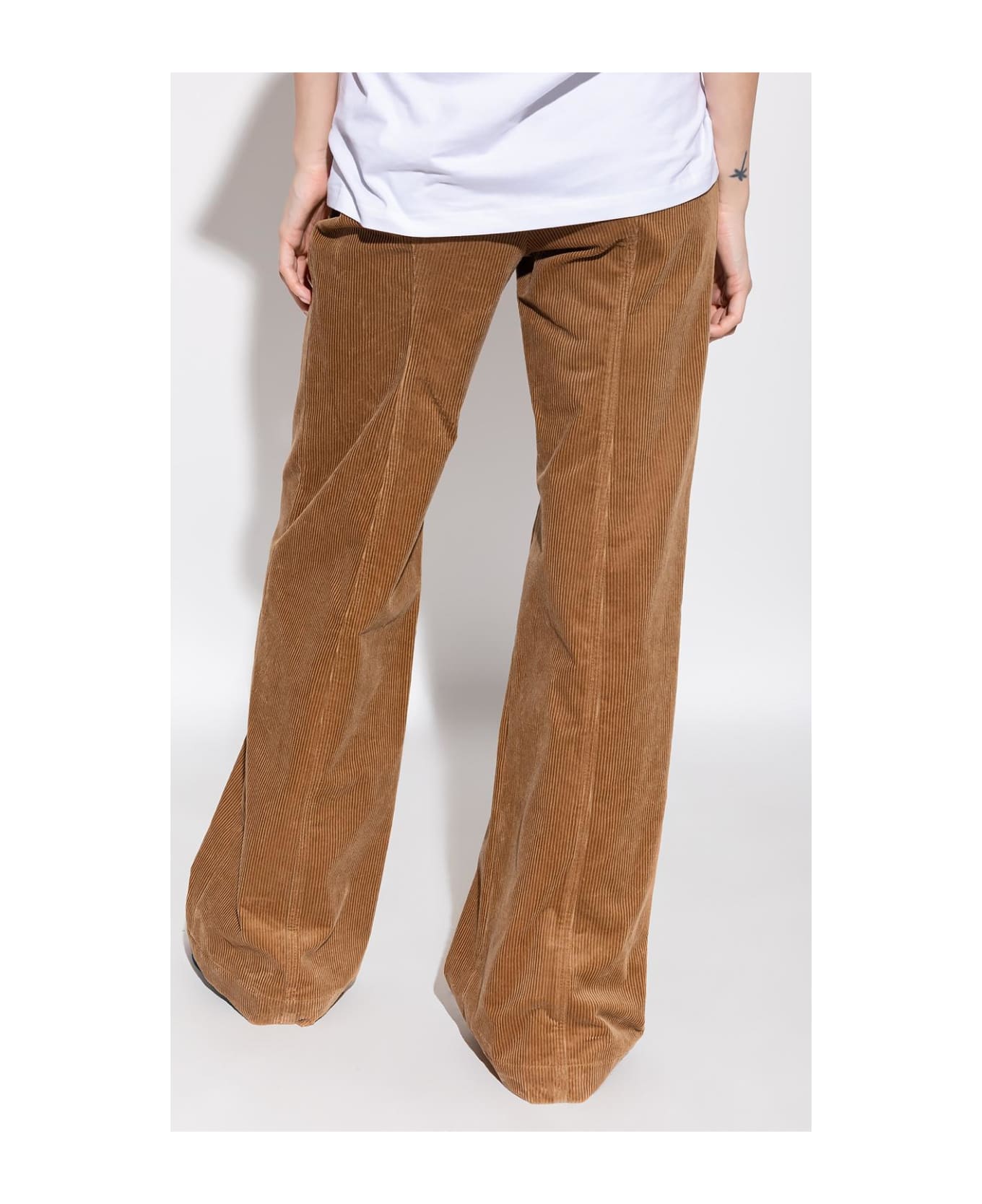 Burberry 'blakely' Corduroy Trousers - CAMEL
