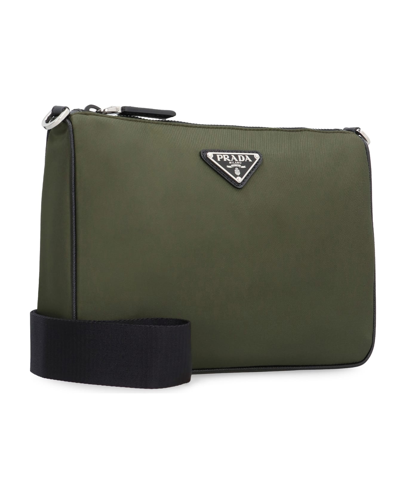 Prada Re-nylon Messenger Bag - green