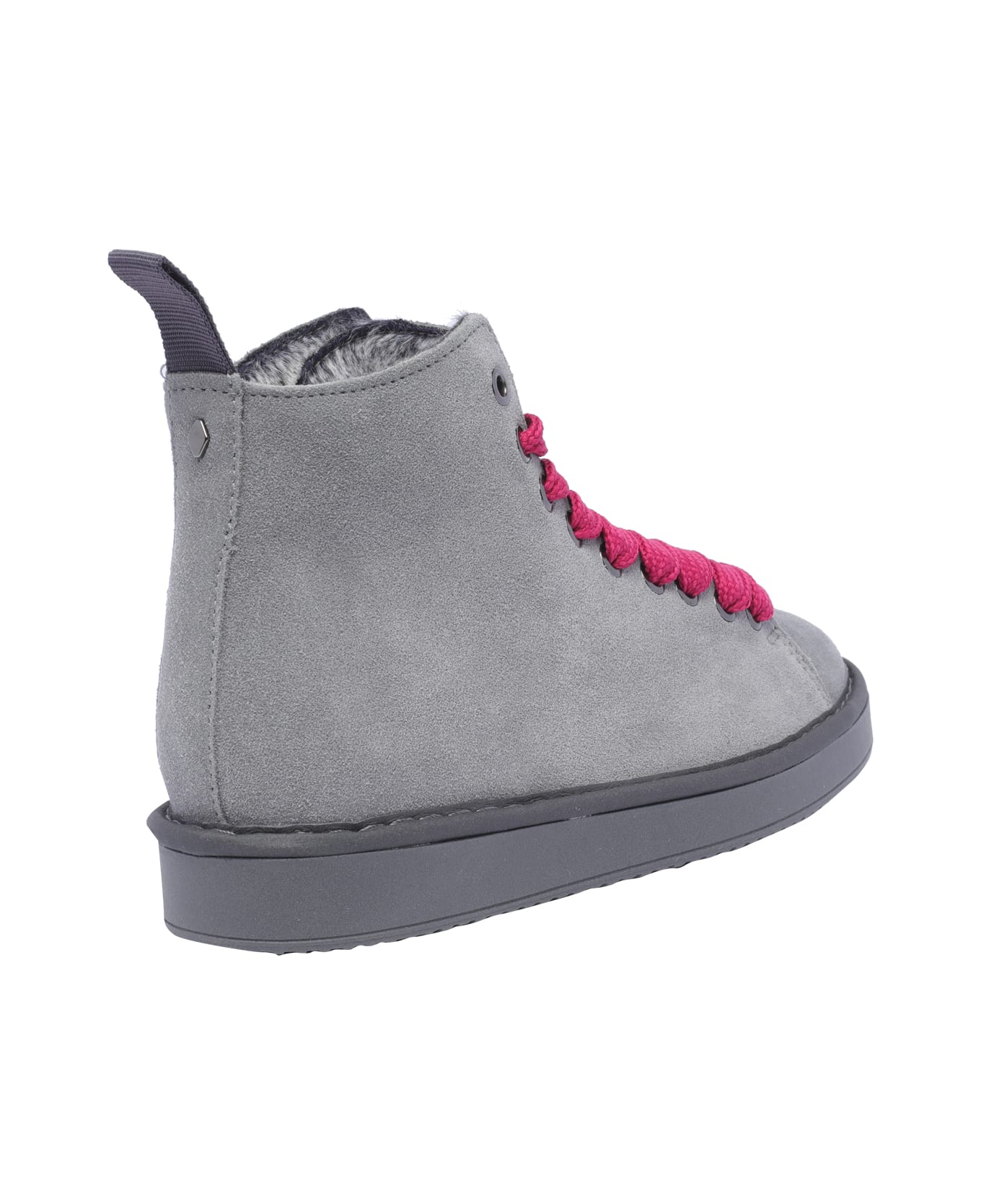 Panchic Laced Up Shoes - Grey Fuchsia スニーカー