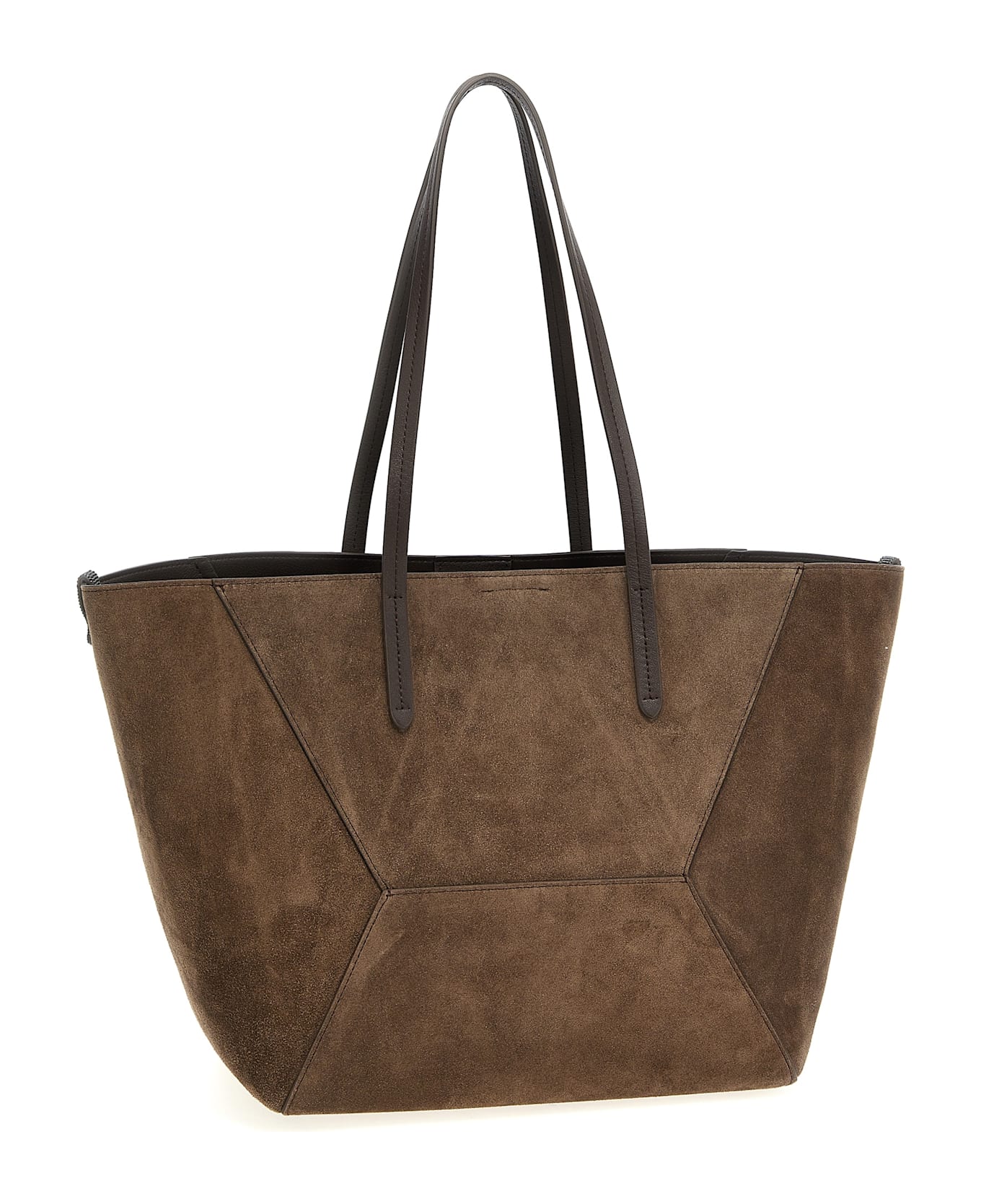 Brunello Cucinelli 'bc Duo' Shopping Bag - Brown