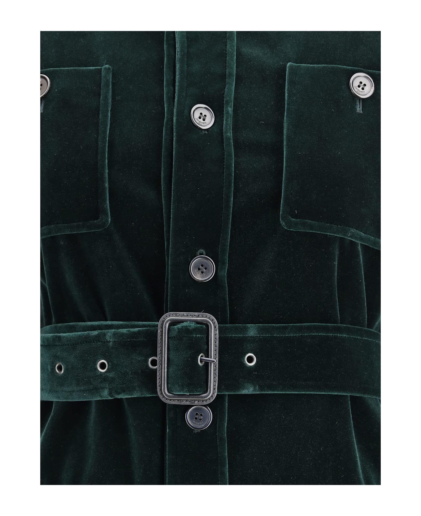 Saint Laurent Velvet Saharan Jacket