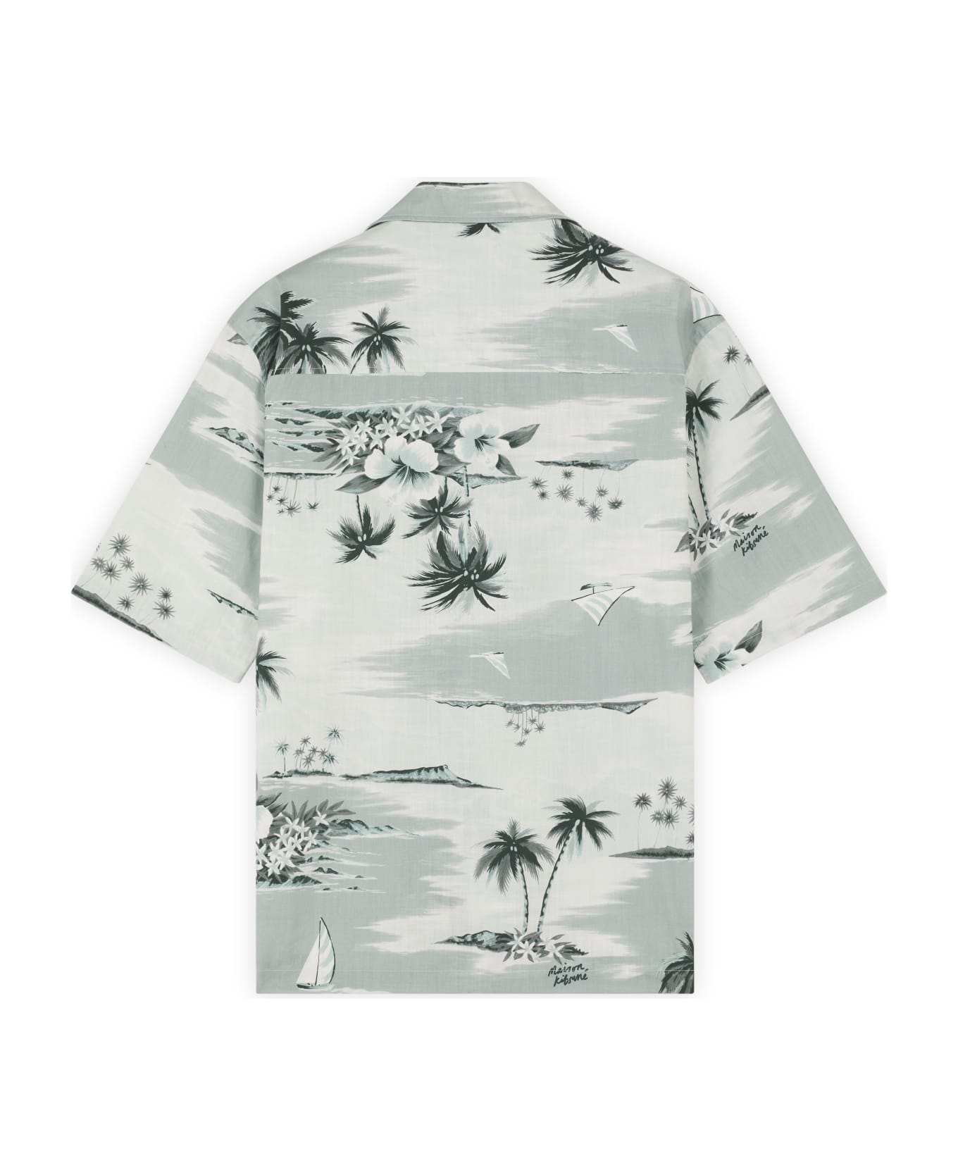 Maison Kitsuné Resort Shirt - Seafoam Design シャツ