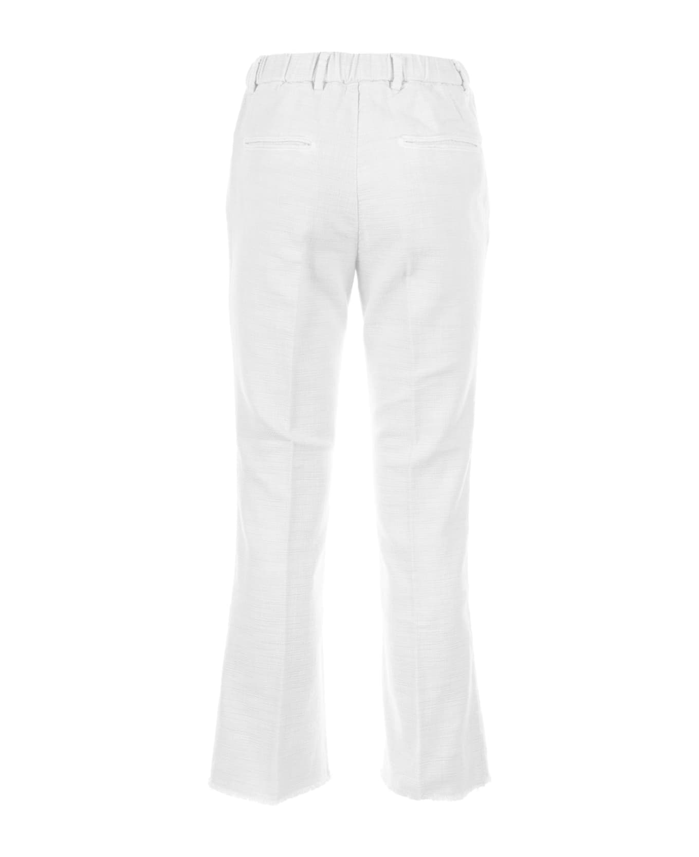 Myths Women's White Trousers - OFF WHITE ボトムス