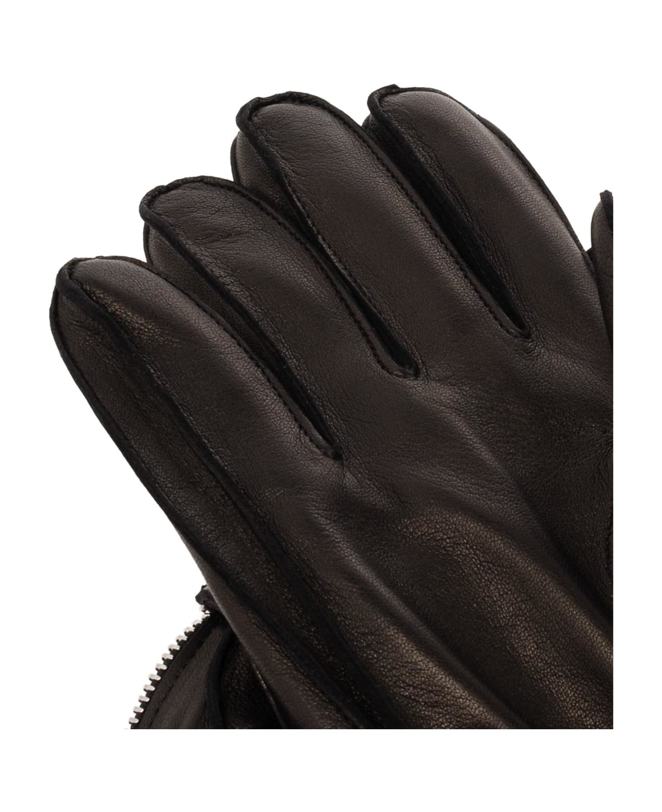 Dsquared2 Gloves From Lamb Leather - Nero