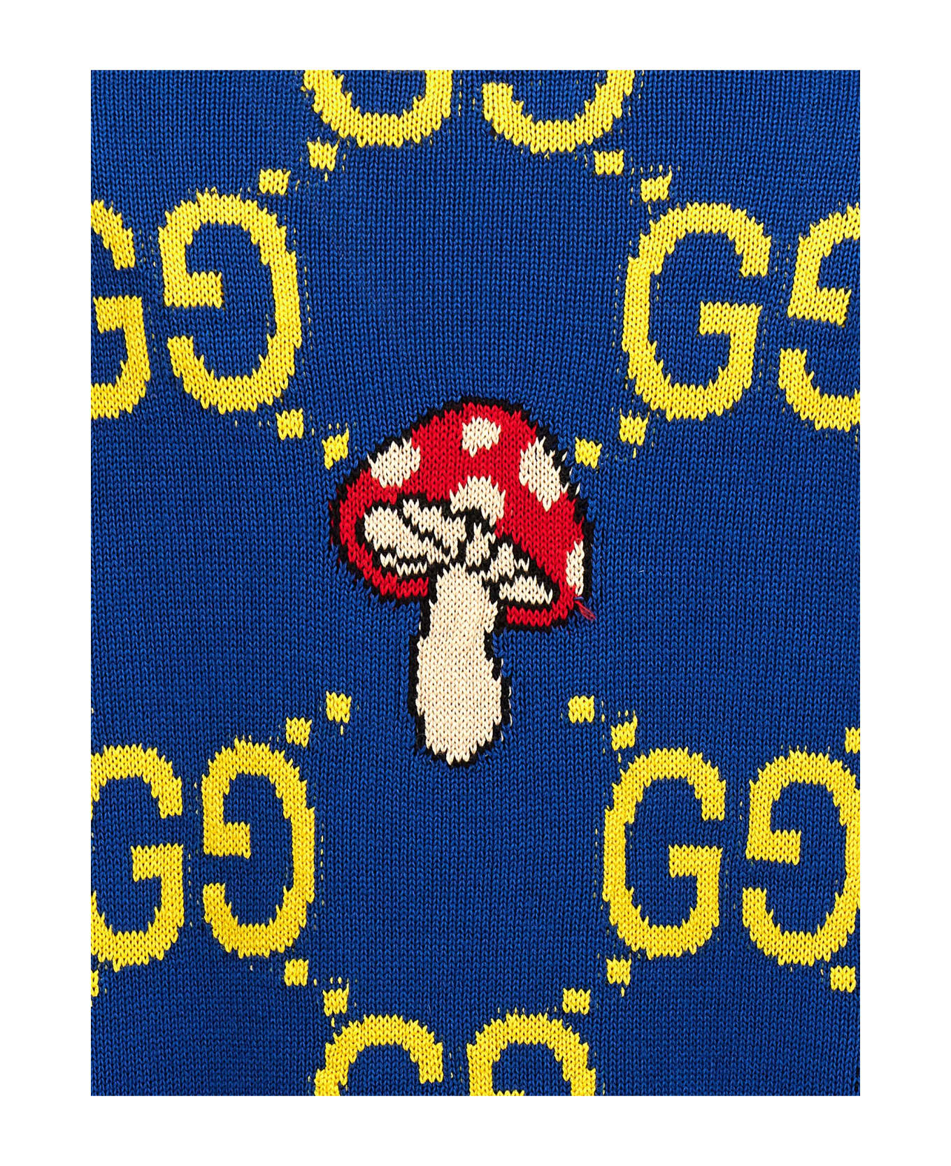 Gucci 'gg Mushroom' Sweater - Blue