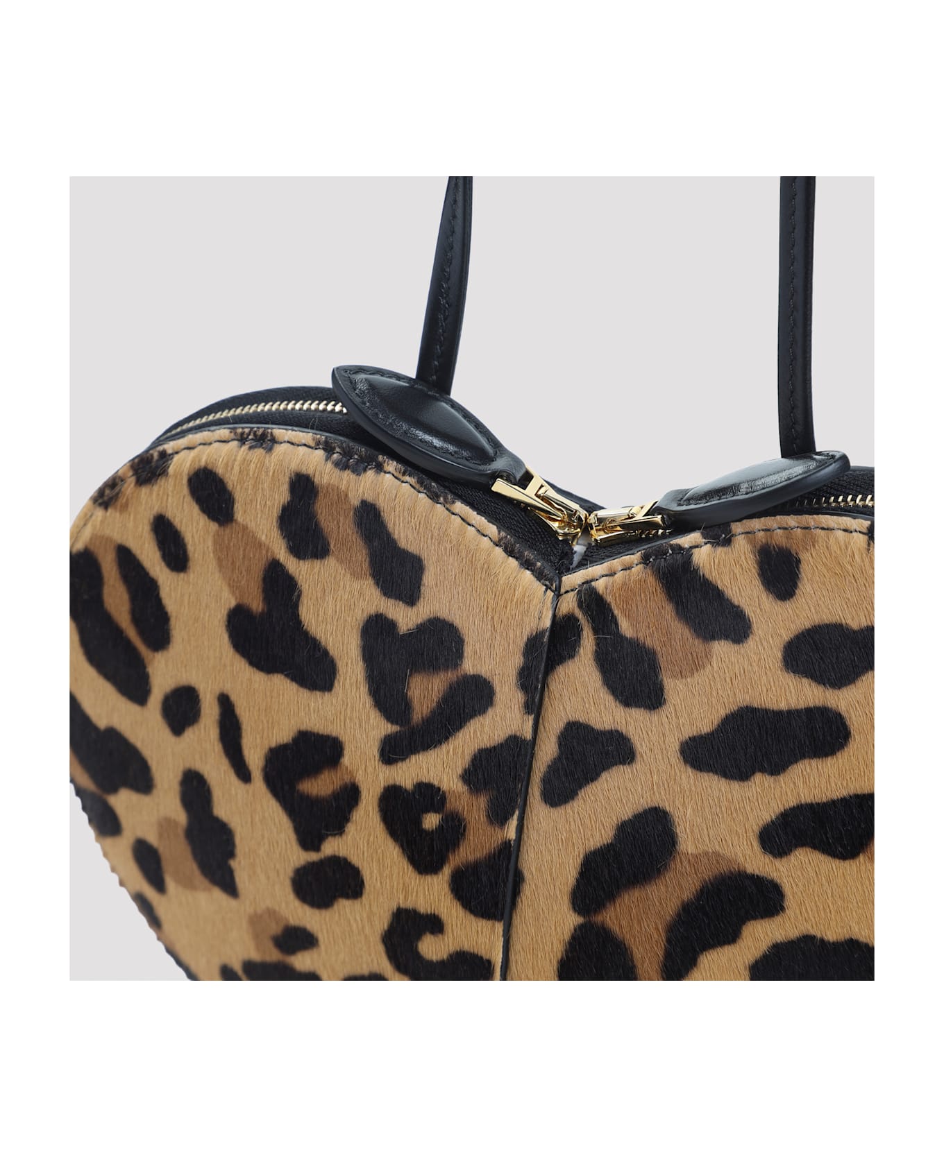 Alaia Alaïa Le Coeur Leopard Shoulder Bag - Brun Sepia