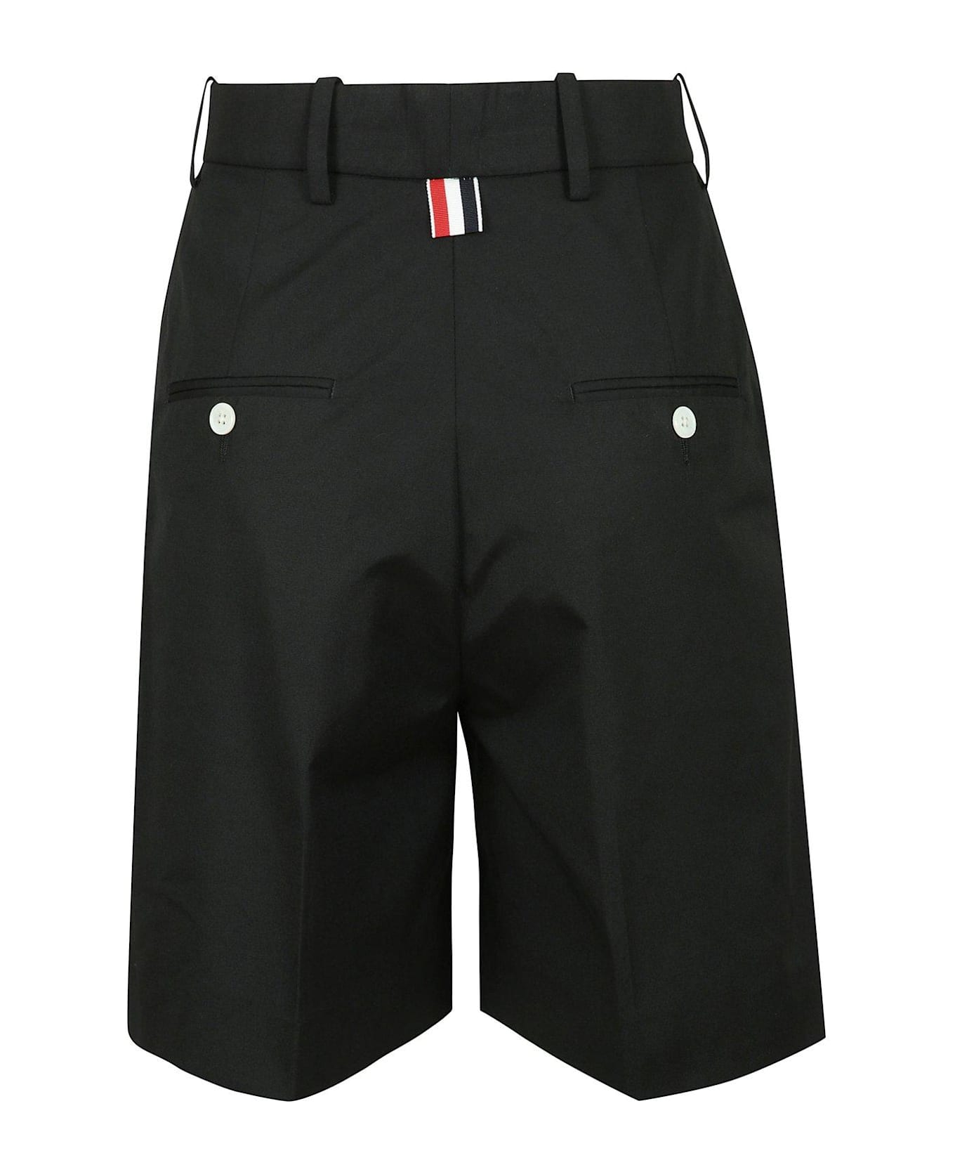 Thom Browne High-waisted Thigh-length Shorts - Nero