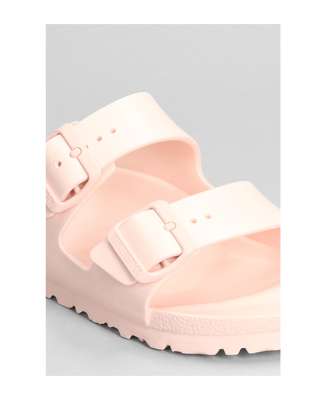 Birkenstock Arizona Eva Flats In Rose-pink Rubber/plasic - Rosa