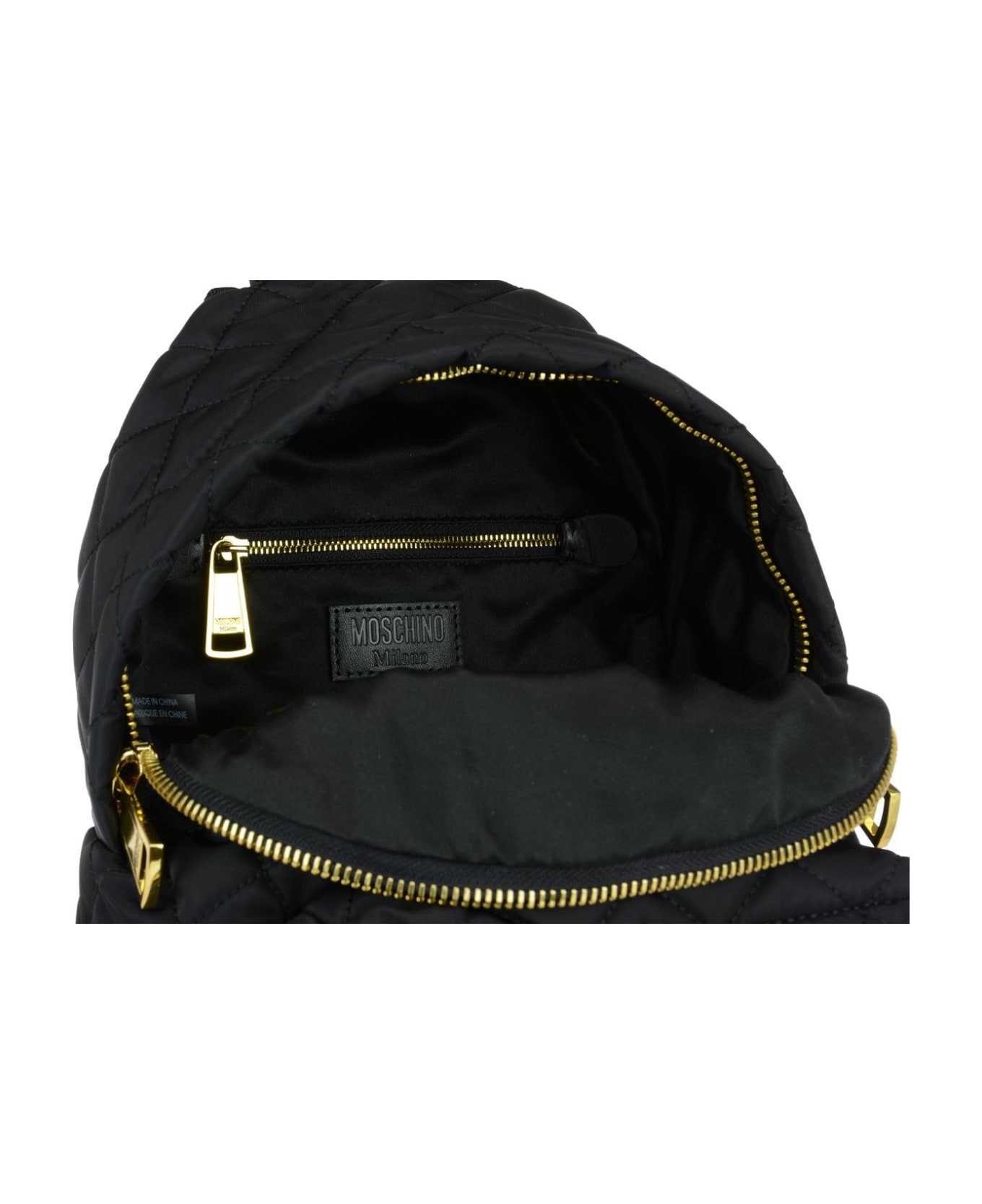 Moschino Logo Backpack - Nero