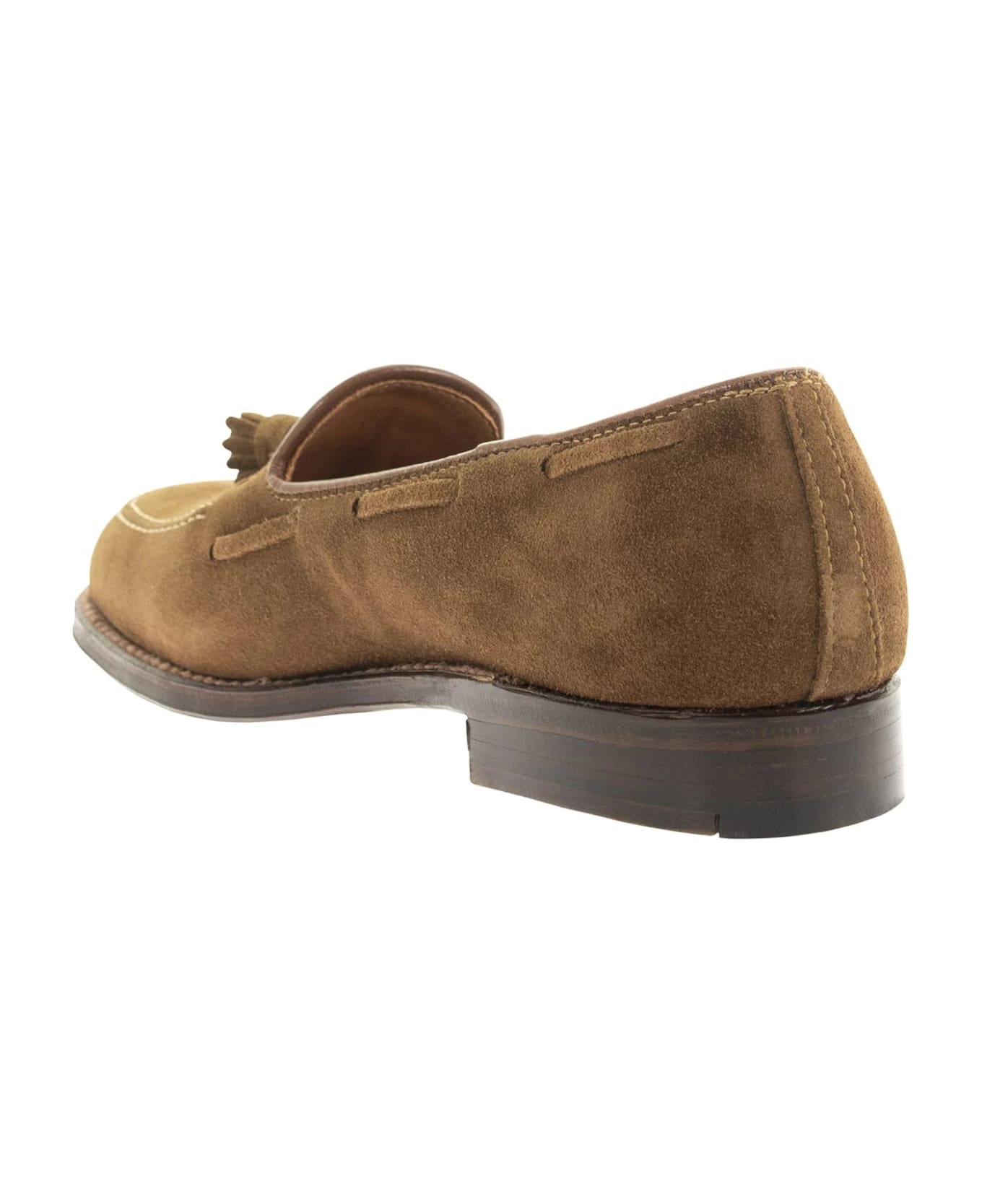 Alden 3403 Tassel Loafer Fitting E - Snuff Suede