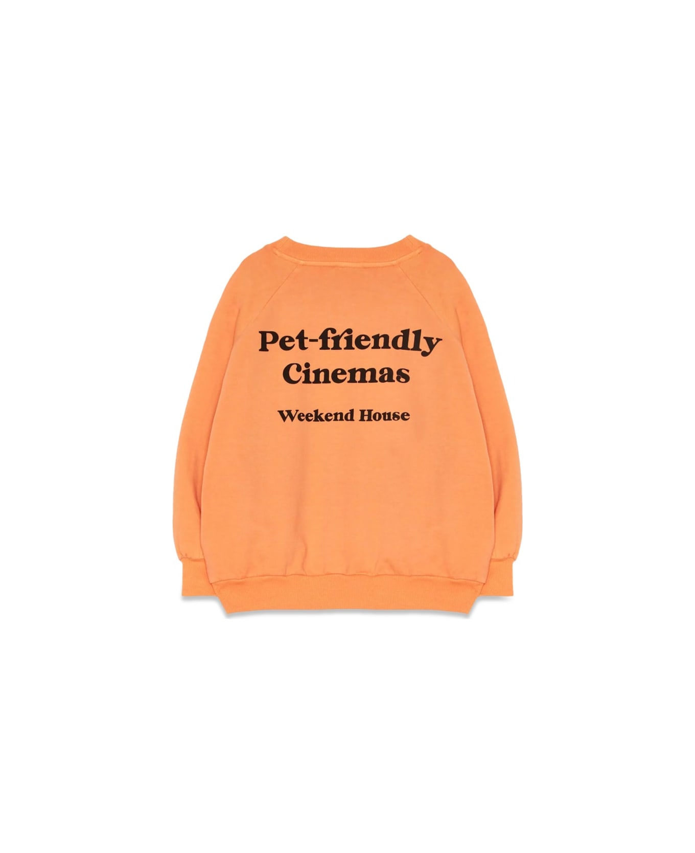 weekend house kids Dog Sweatshirt With Pockets - ORANGE