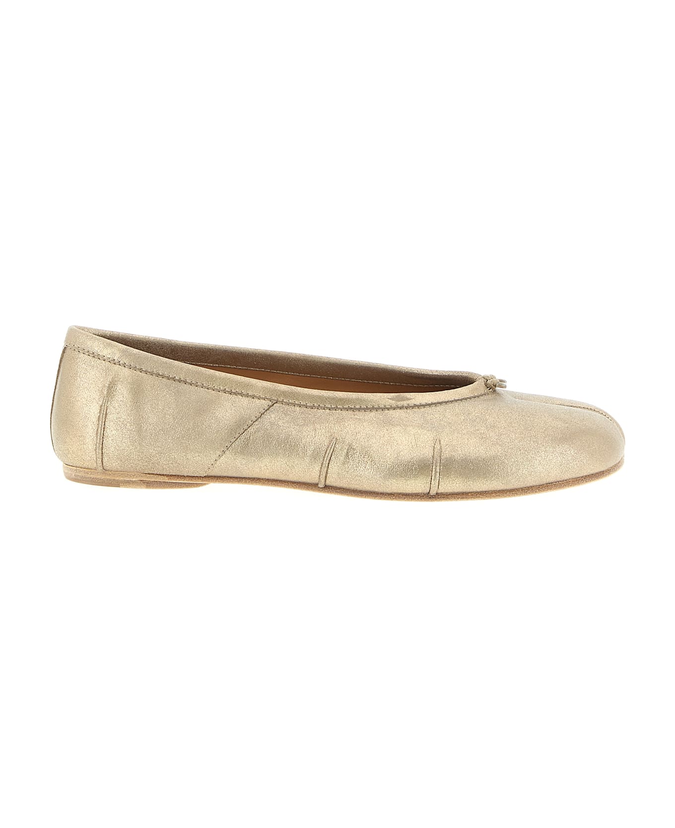 Maison Margiela 'tabi New' Ballet Flats - Gold