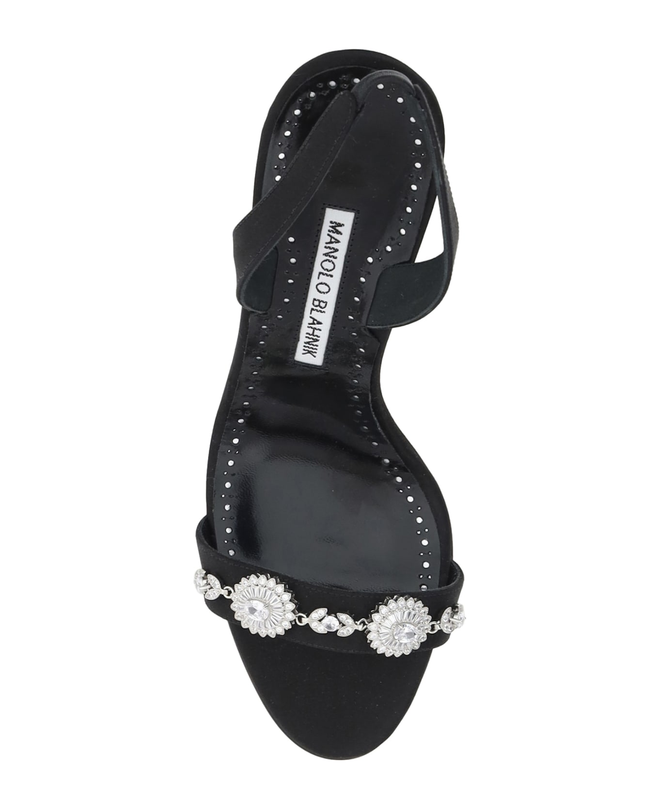 Manolo Blahnik Lamisan Sandals - Blck