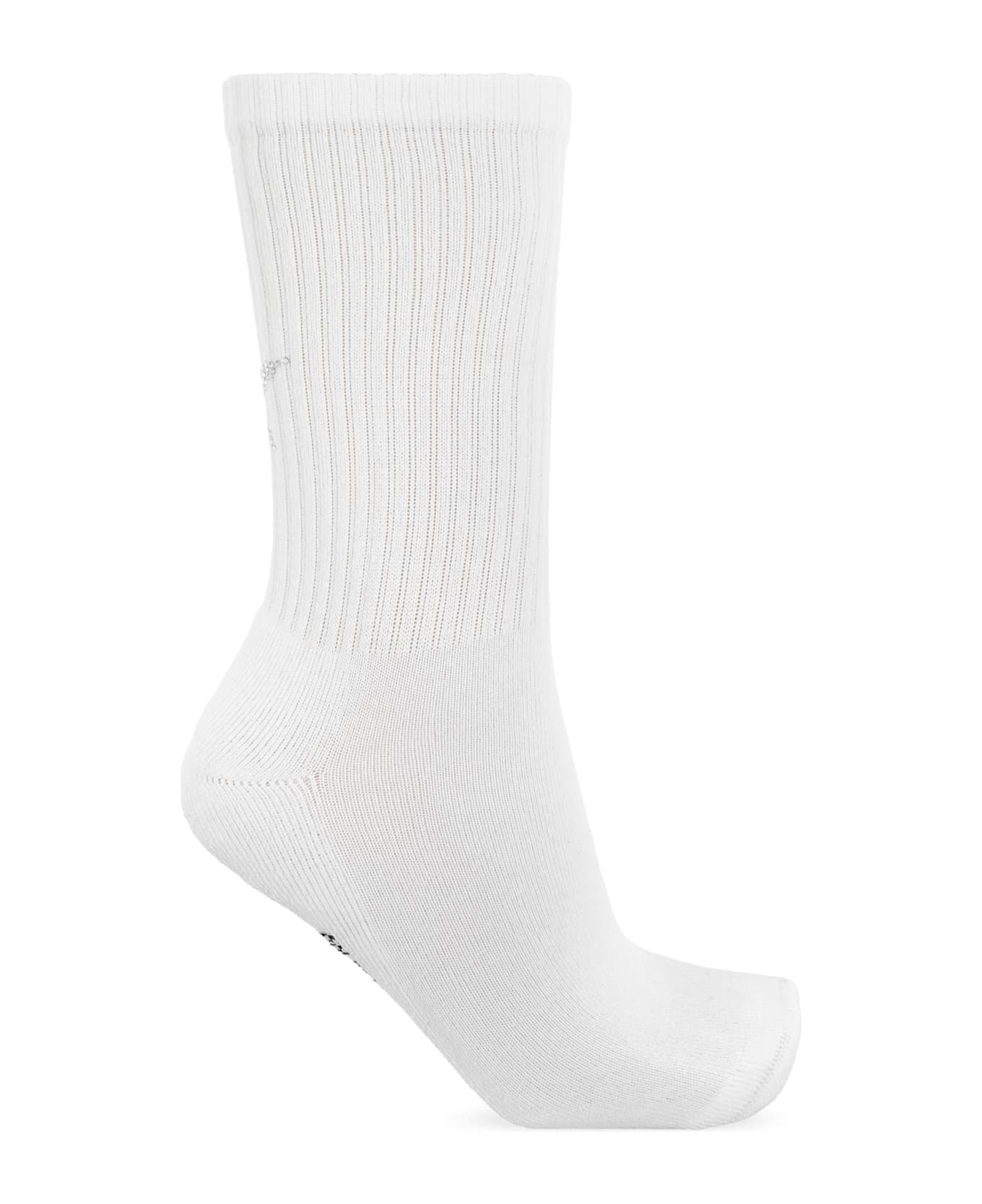 Golden Goose Socks With Logo - Bianco