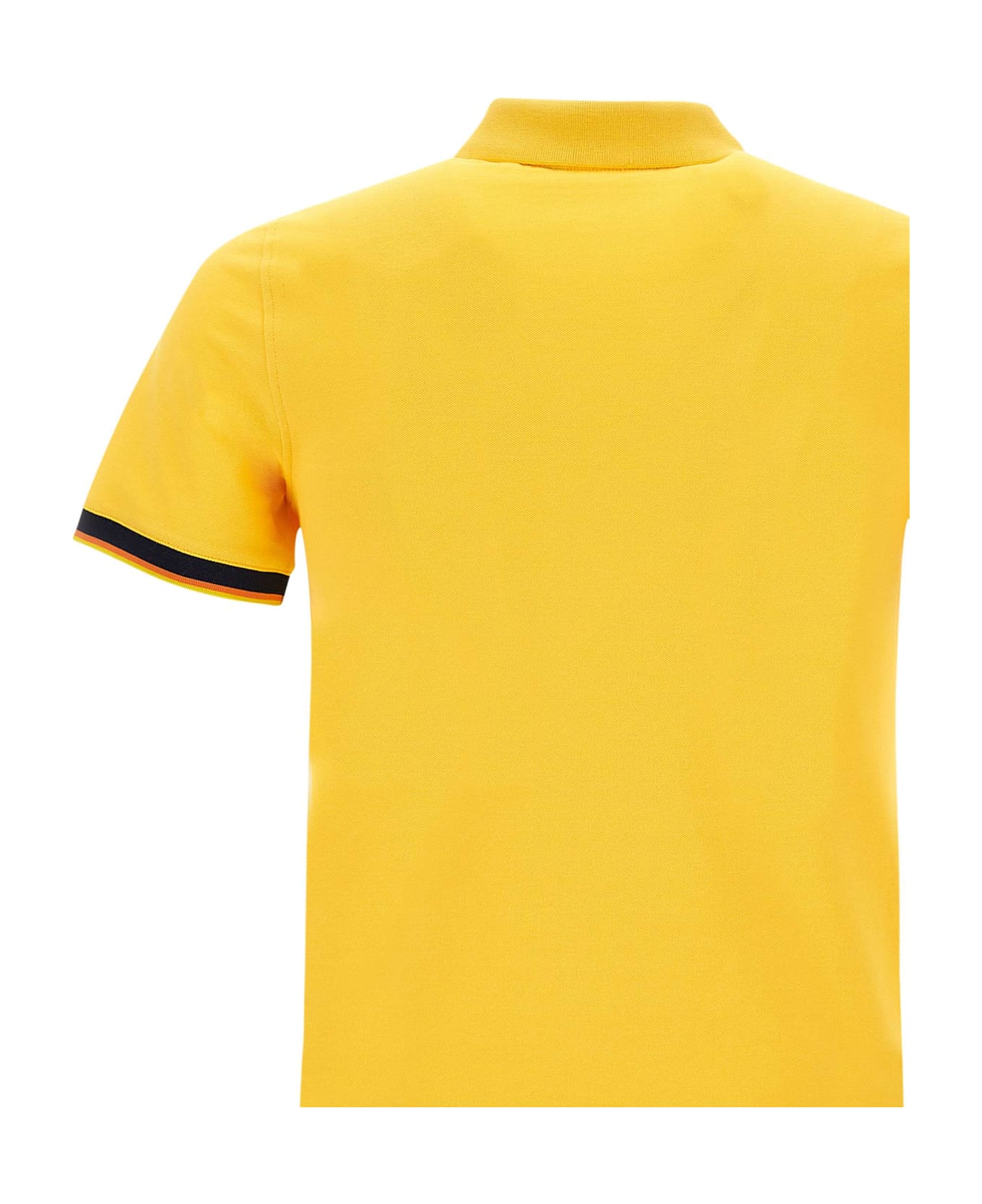 K-Way 'vincent' Cotton Polo Shirt - Yellow Sunstruck ポロシャツ