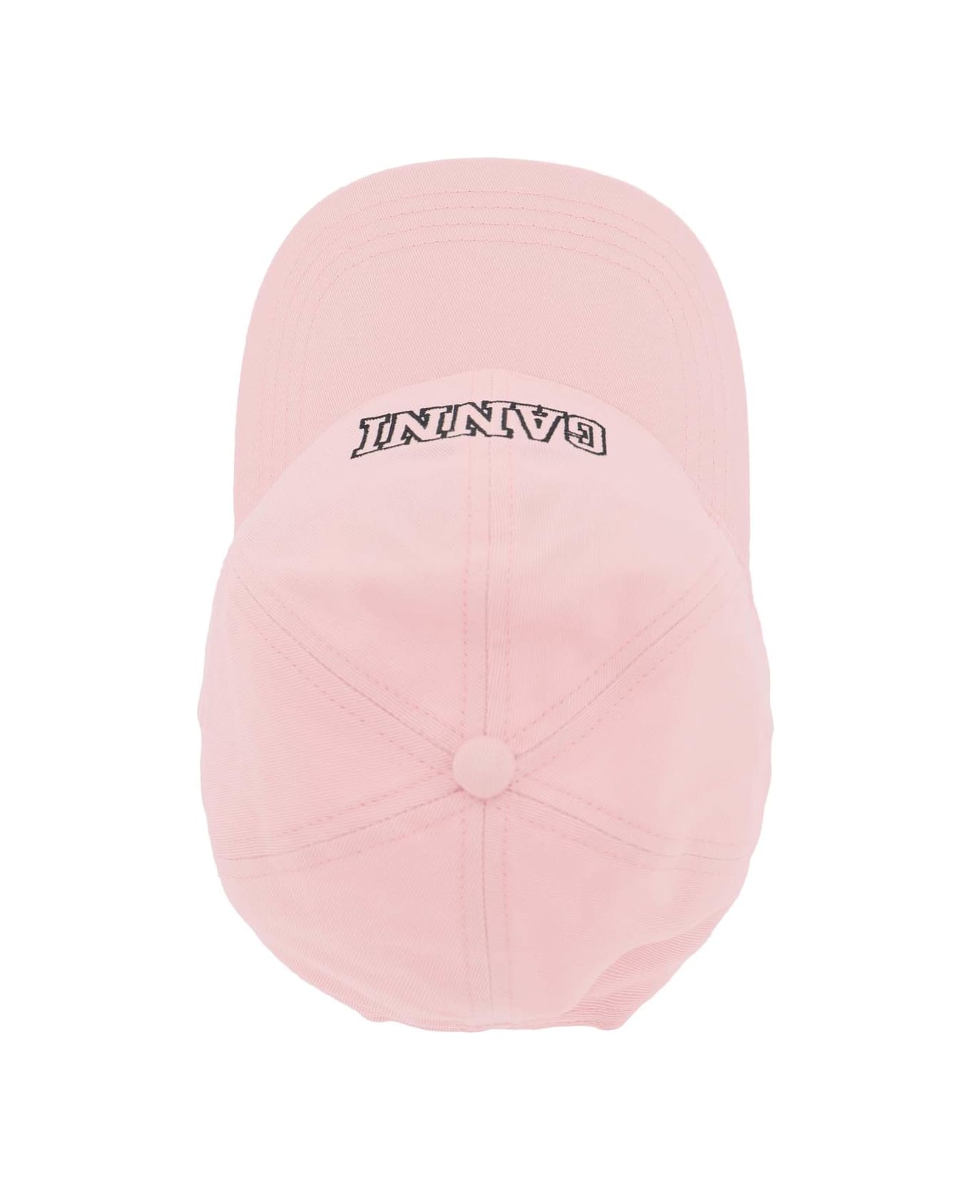Ganni Pink Cotton Hat - SWEETLILAC