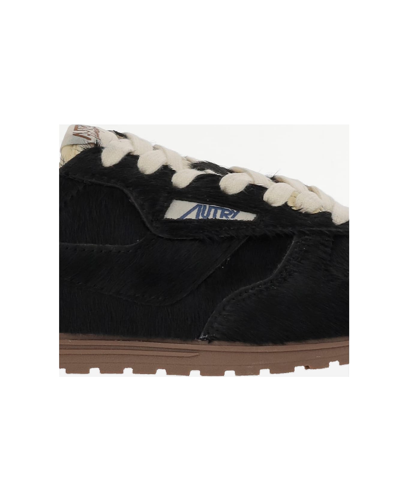 Autry Windspin Leather Sneakers - Black