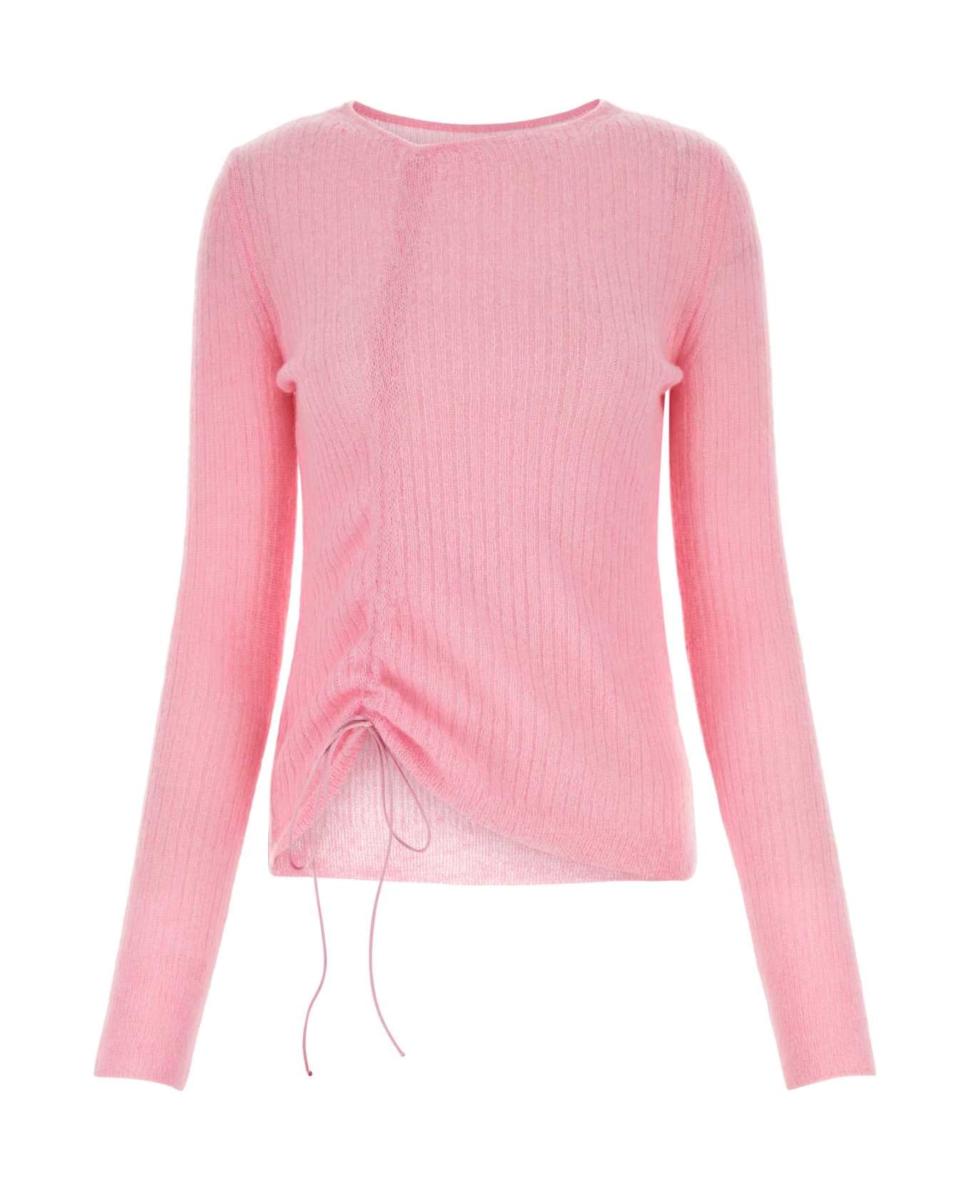 Cecilie Bahnsen Pink Alpaca Blend Sweater - SOFTPINK ニットウェア