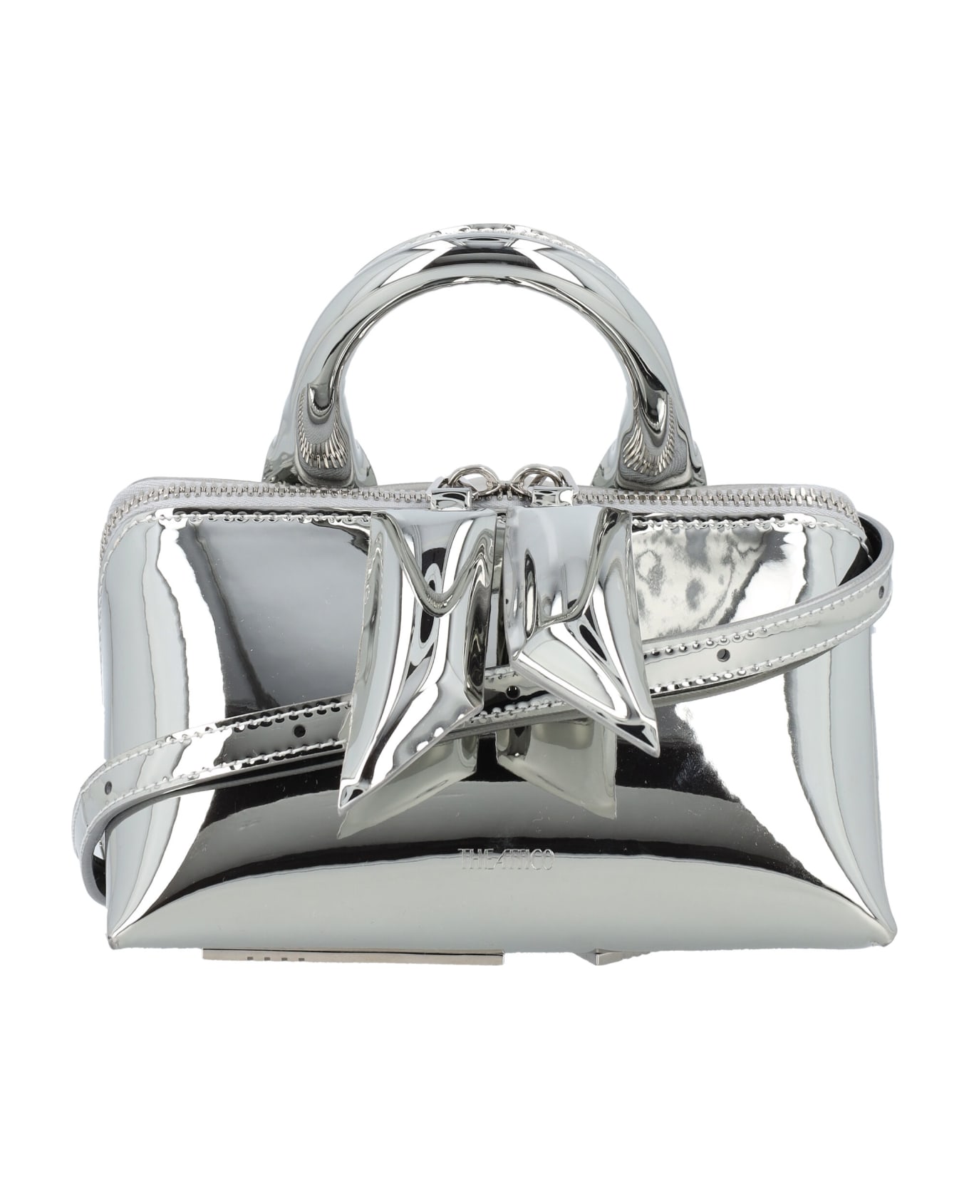 The Attico Friday Mini Handbag - SILVER