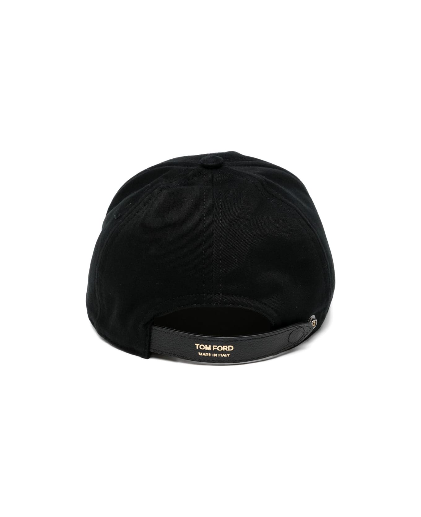 Tom Ford Logo Canvas Baseball Cap - Black